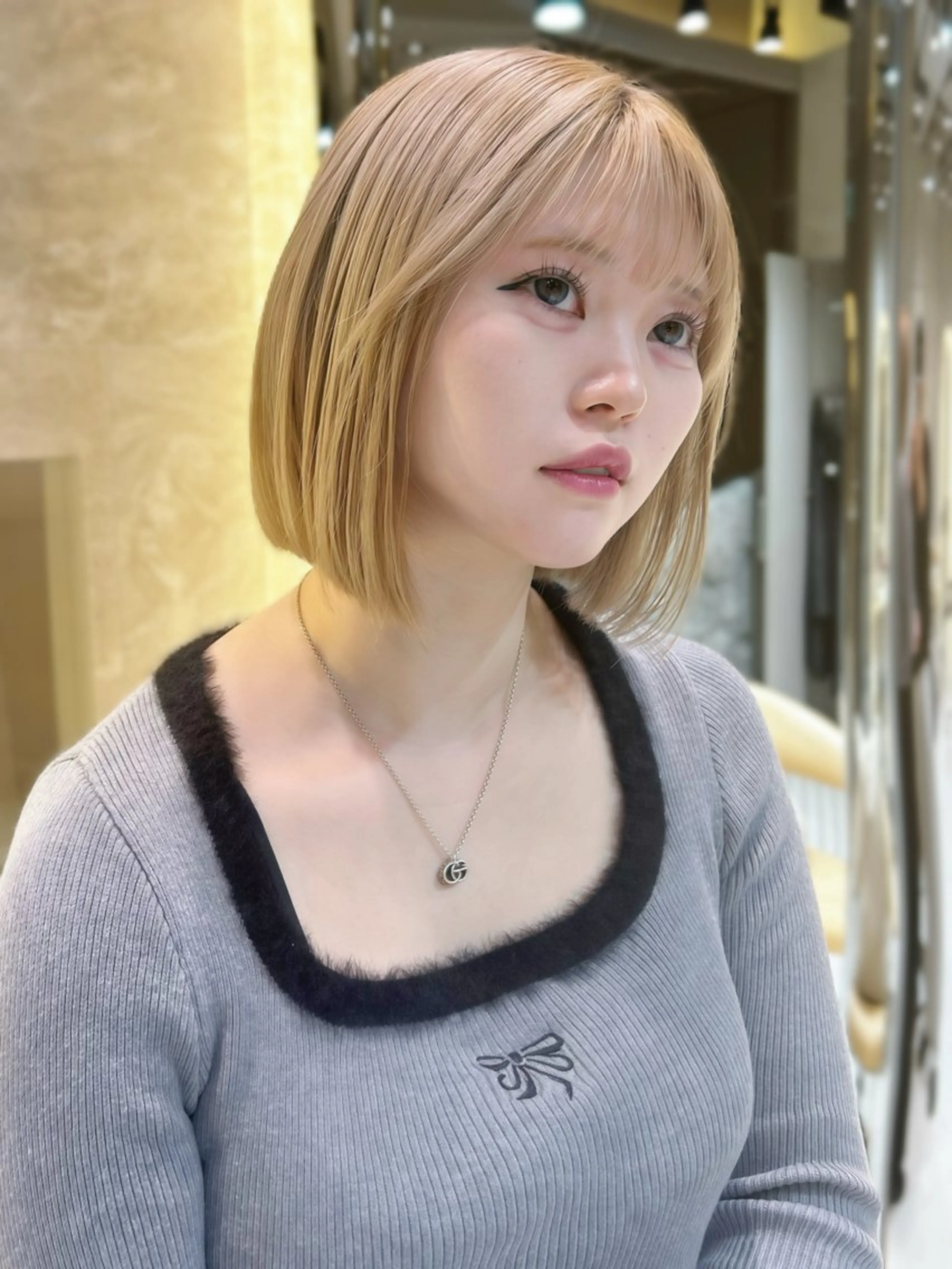 ショート 髪質改善 ANFINI所属・ボブ・レイヤー 田中 励也のヘアスタイル