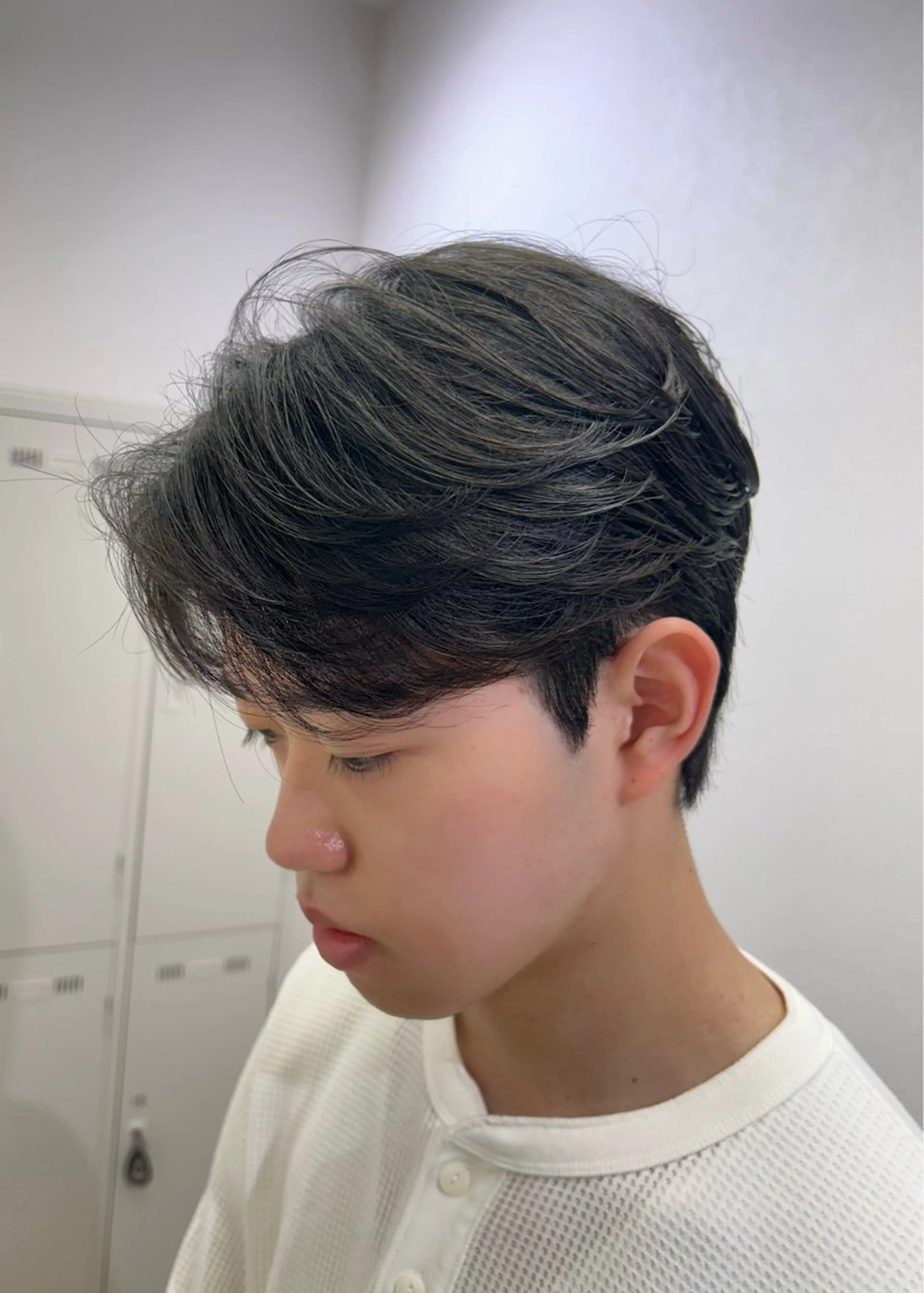 ミディアム パーマ メンズ カット パーマ ♠️メンズ特化／ 社 由樹♠️のヘアスタイル