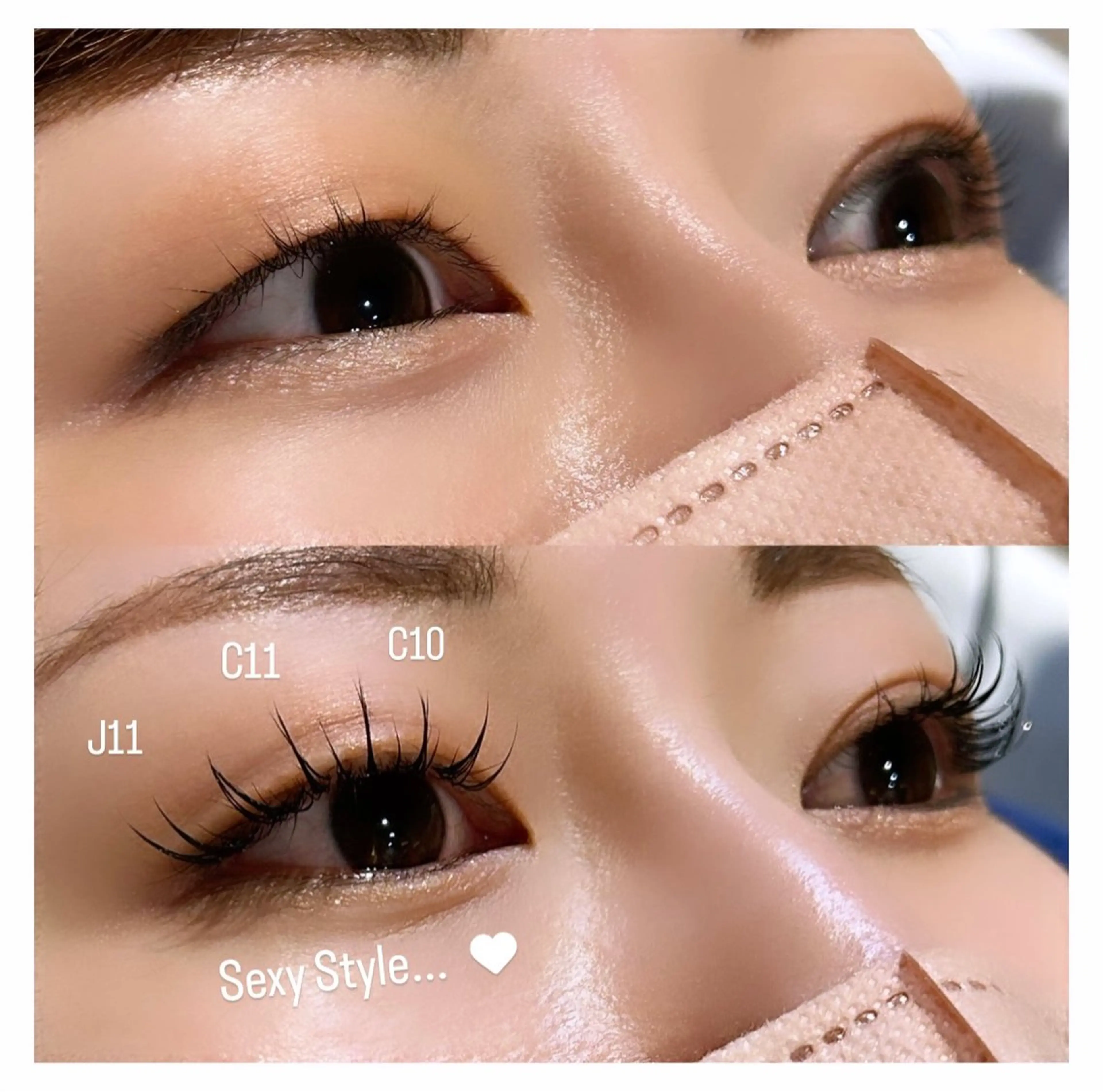 マツエク・マツパ Cカール Jカール セクシー 🩷ྀི中村 ほのか🧸🌷のマツエク・マツパデザイン