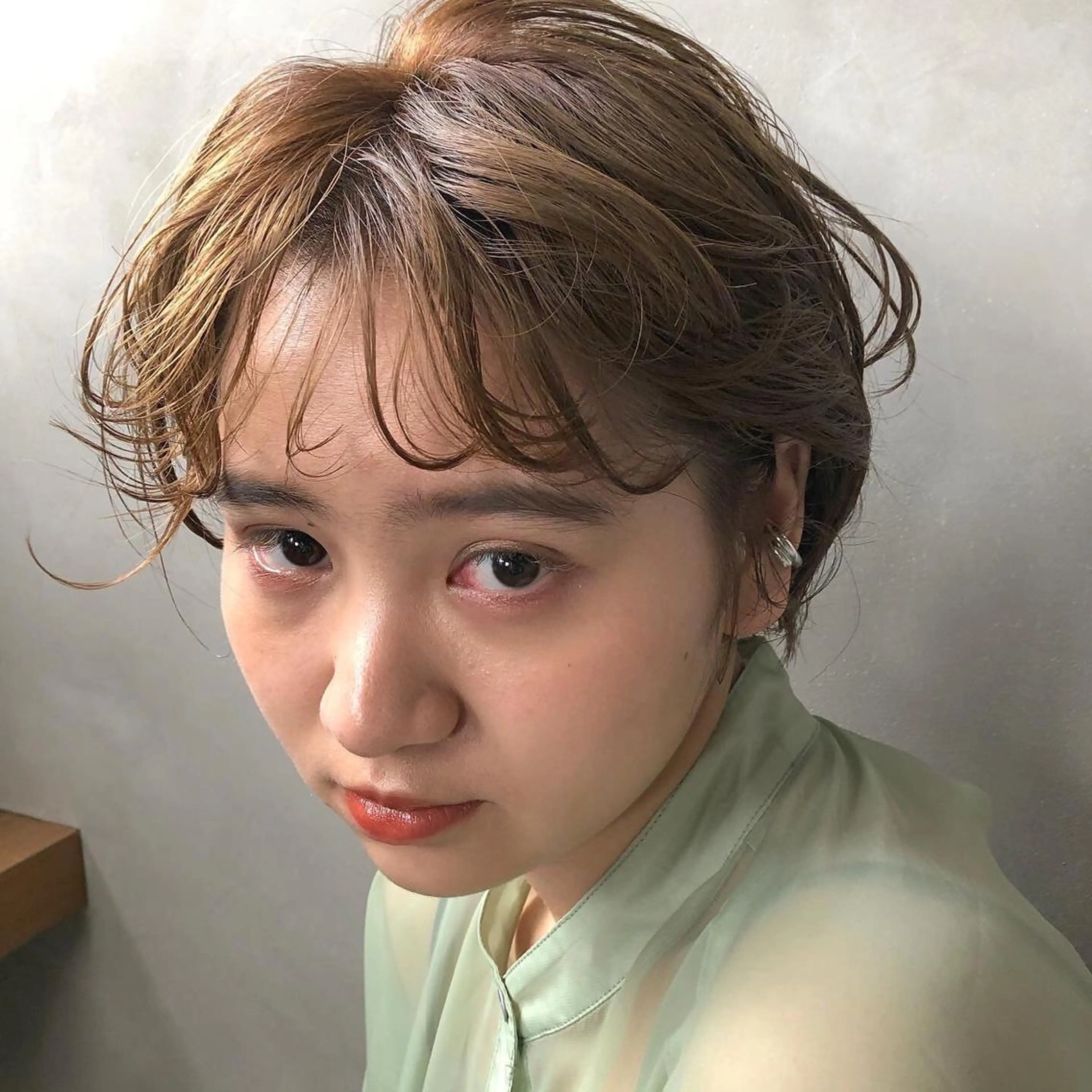 ショート パーマ 幸喜 美咲のヘアスタイル