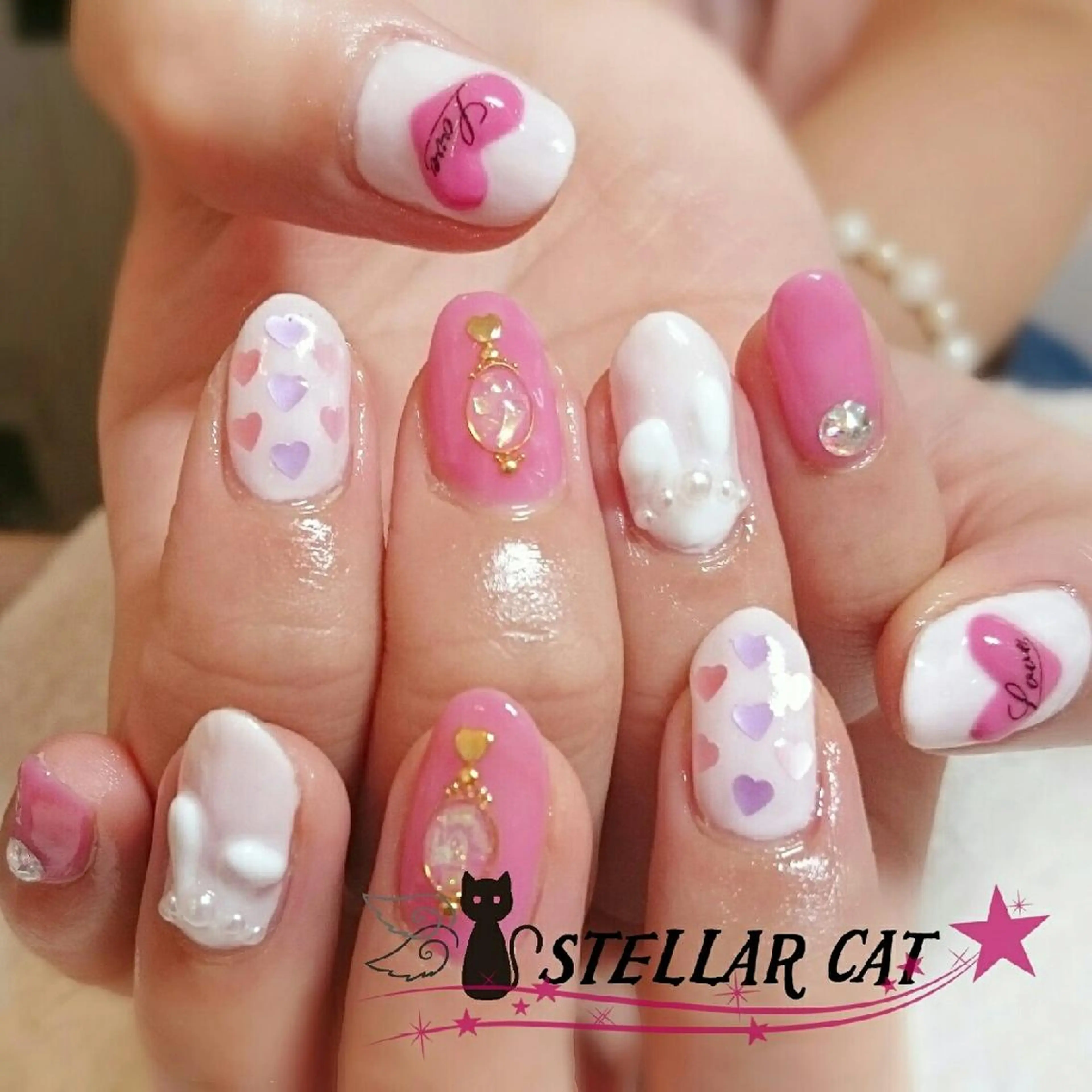 ネイル ショートネイル専門 StellarCatのネイルデザイン