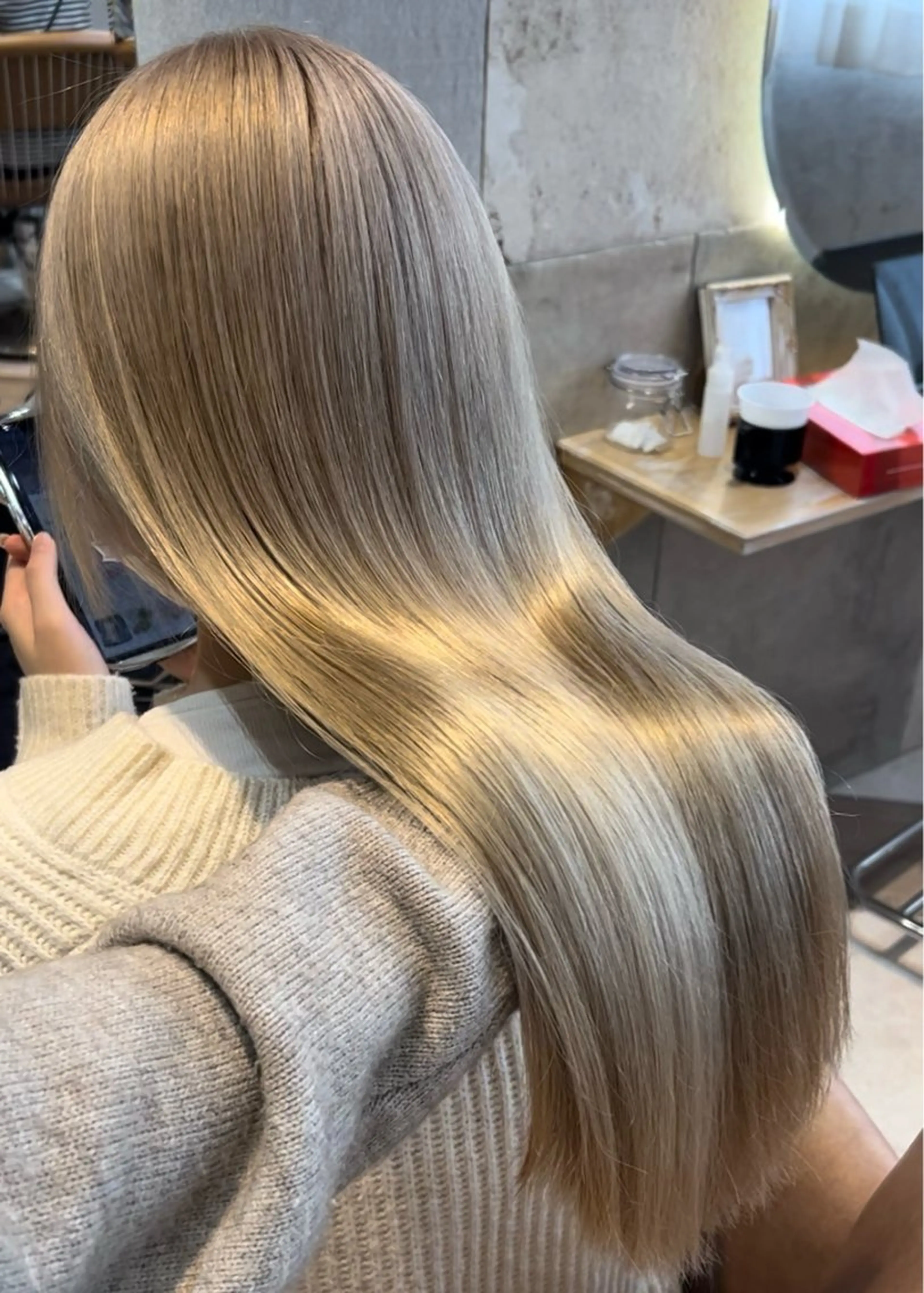 【夏限定‼️】ブリーチ＋オンカラー＋クイックトリートメント🧸🤎の写真