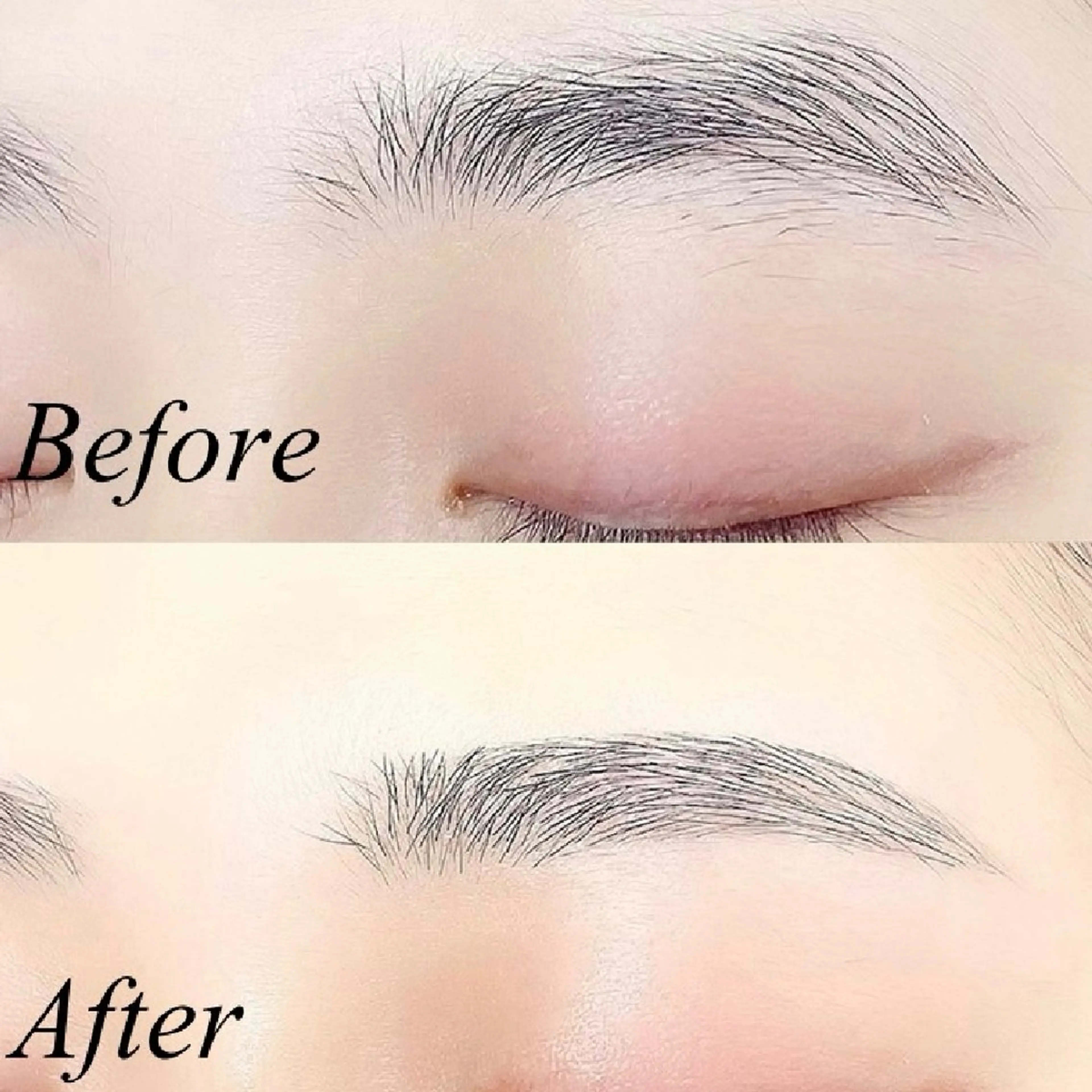 学割U24🎓《ツルツル美顔💆🏻》美眉アイブロウWAX＋フルフェイス(メイク込) ¥7300の写真