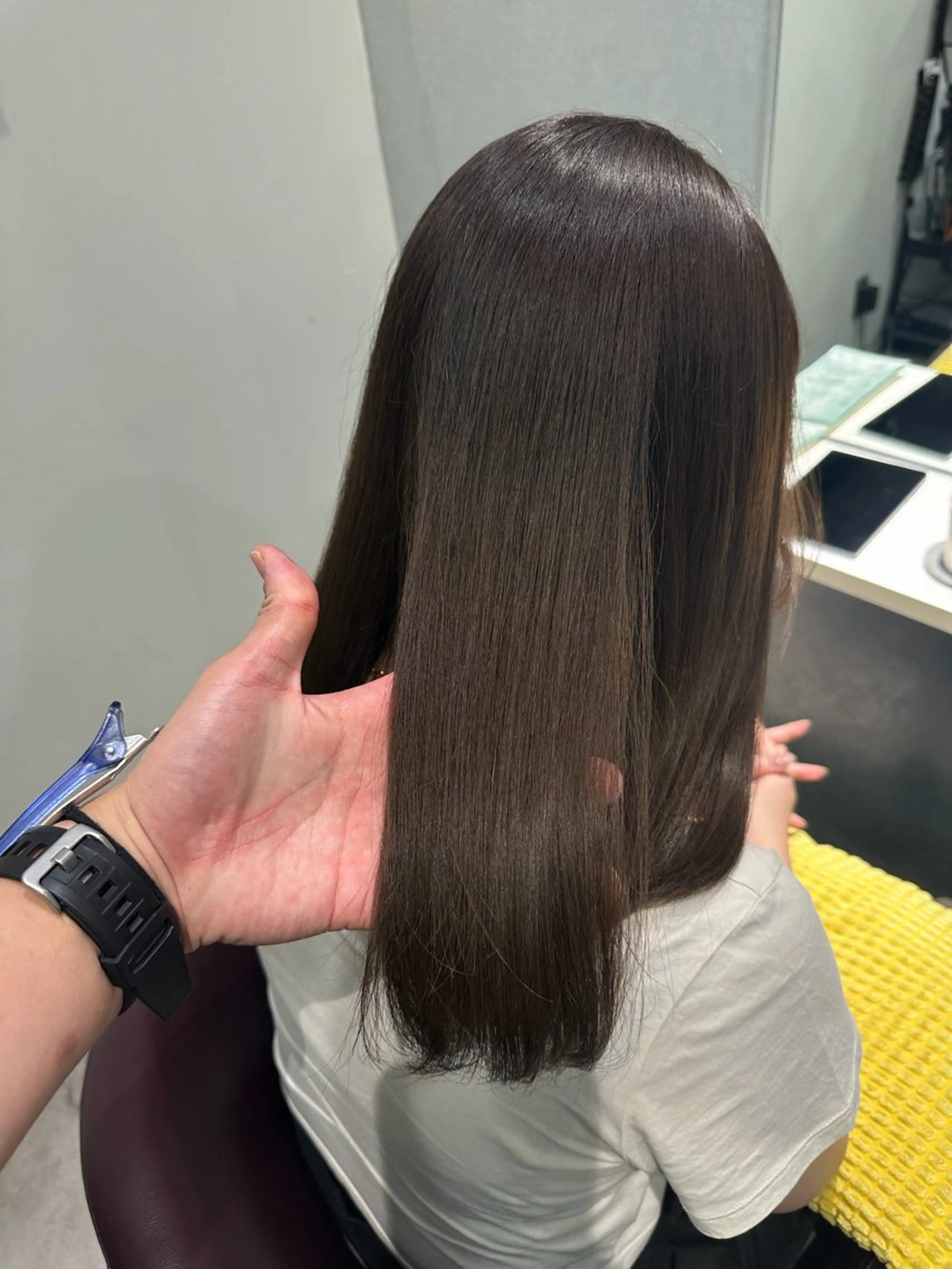 セミロング 添田 拓哉のヘアスタイル