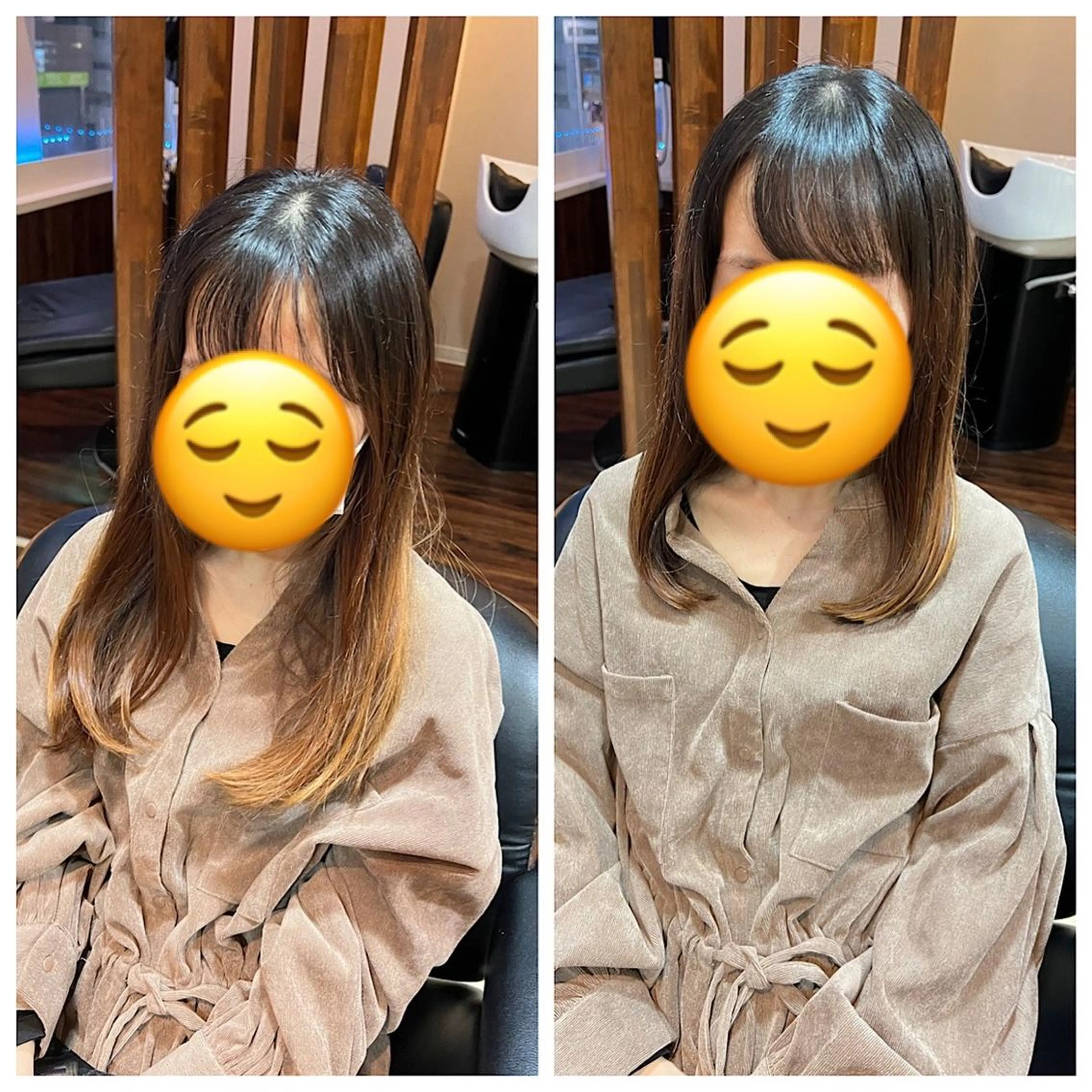 セミロング チーフデザイナー 木部のヘアスタイル