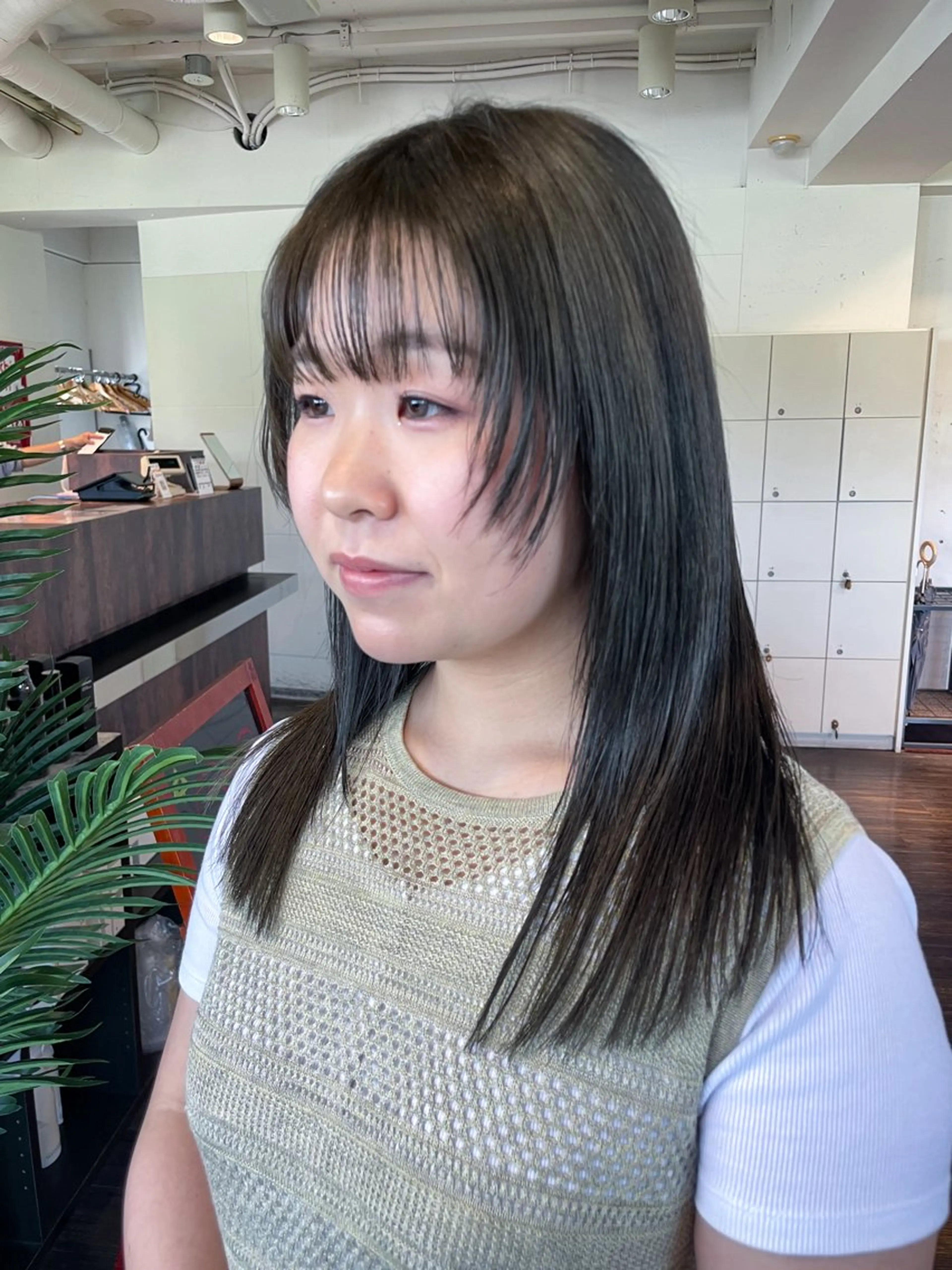 ロング カラー 透明感カラー 顔まわりレイヤー レイヤーカット 似合わせヘア🤍 面田法子のヘアスタイル