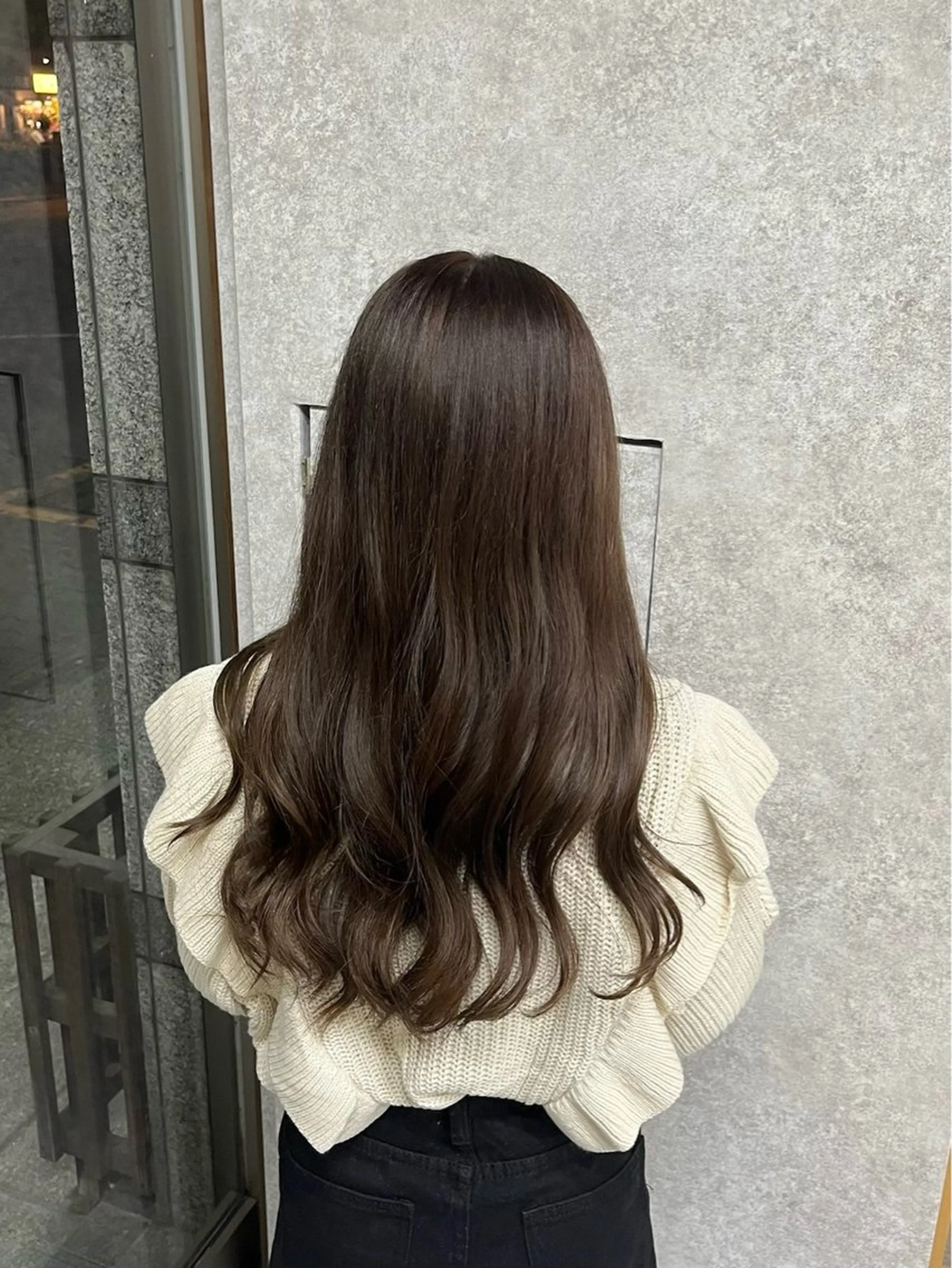 ロング カラー カット ヘアカラー トリートメント SHUN 🫧透明感カラー🫧のヘアスタイル