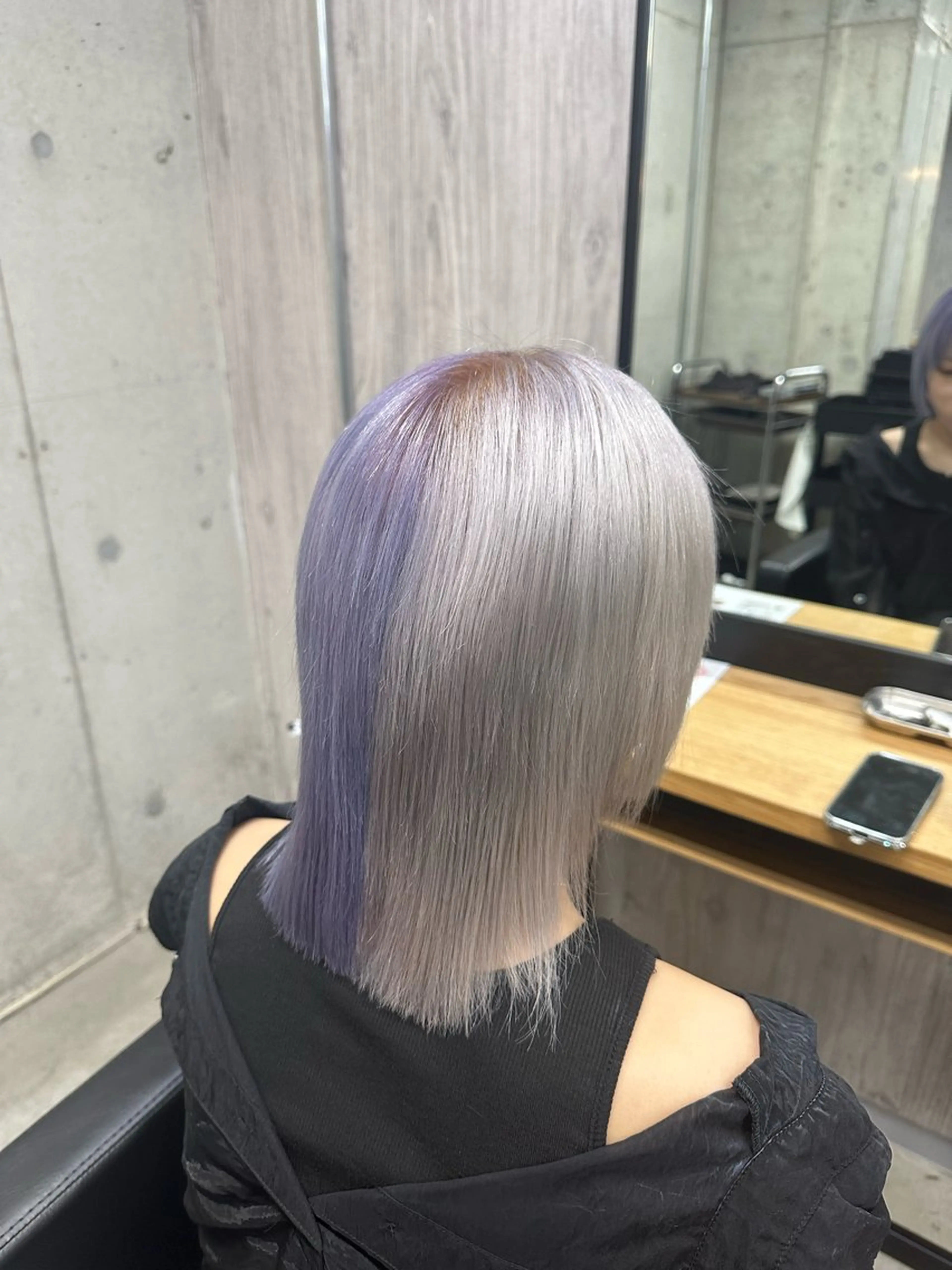 カラー ヘアカラー lafit 侑莉人のヘアスタイル