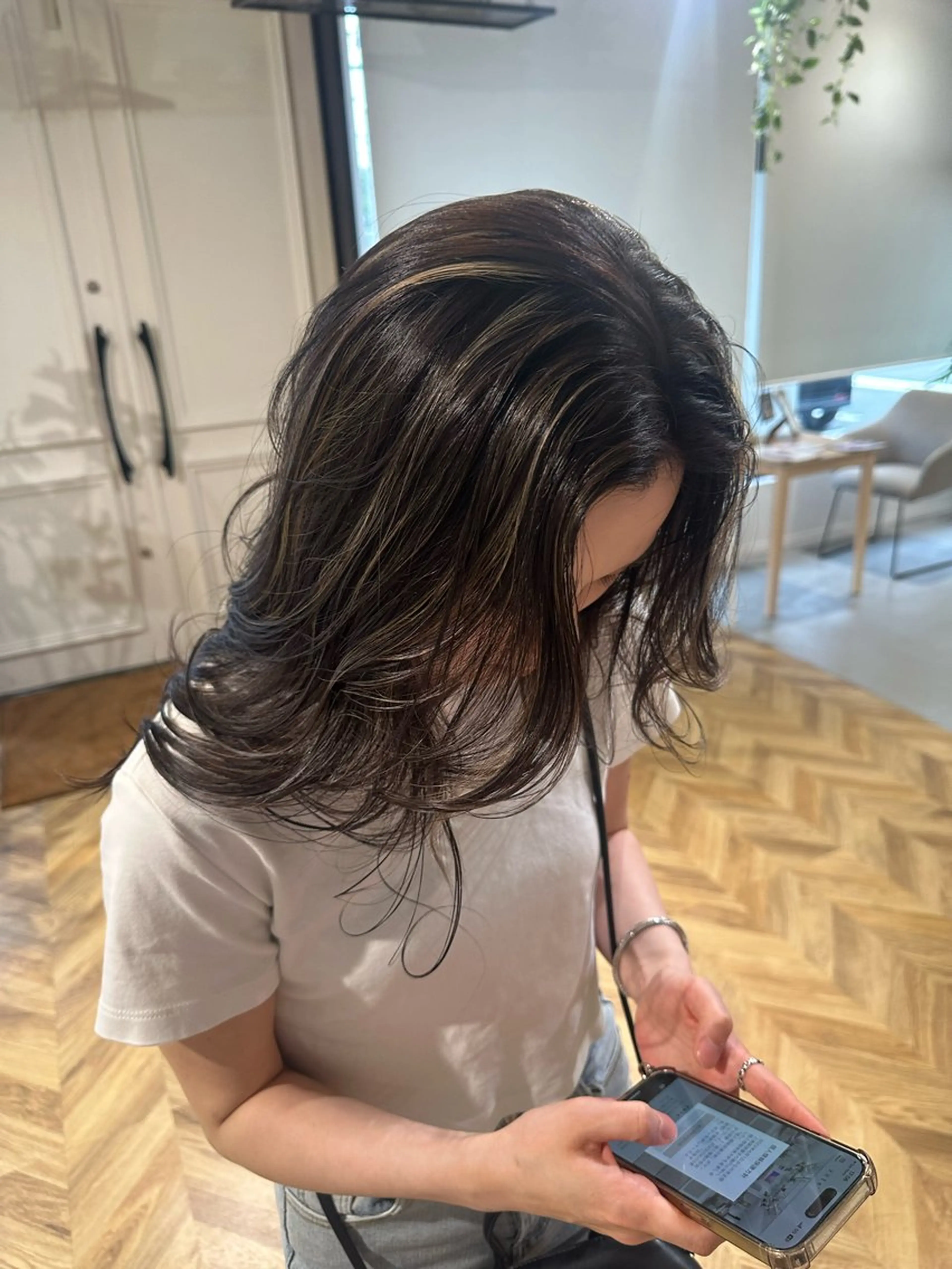 ロング ハイライト 【yate'】 Noanのヘアスタイル