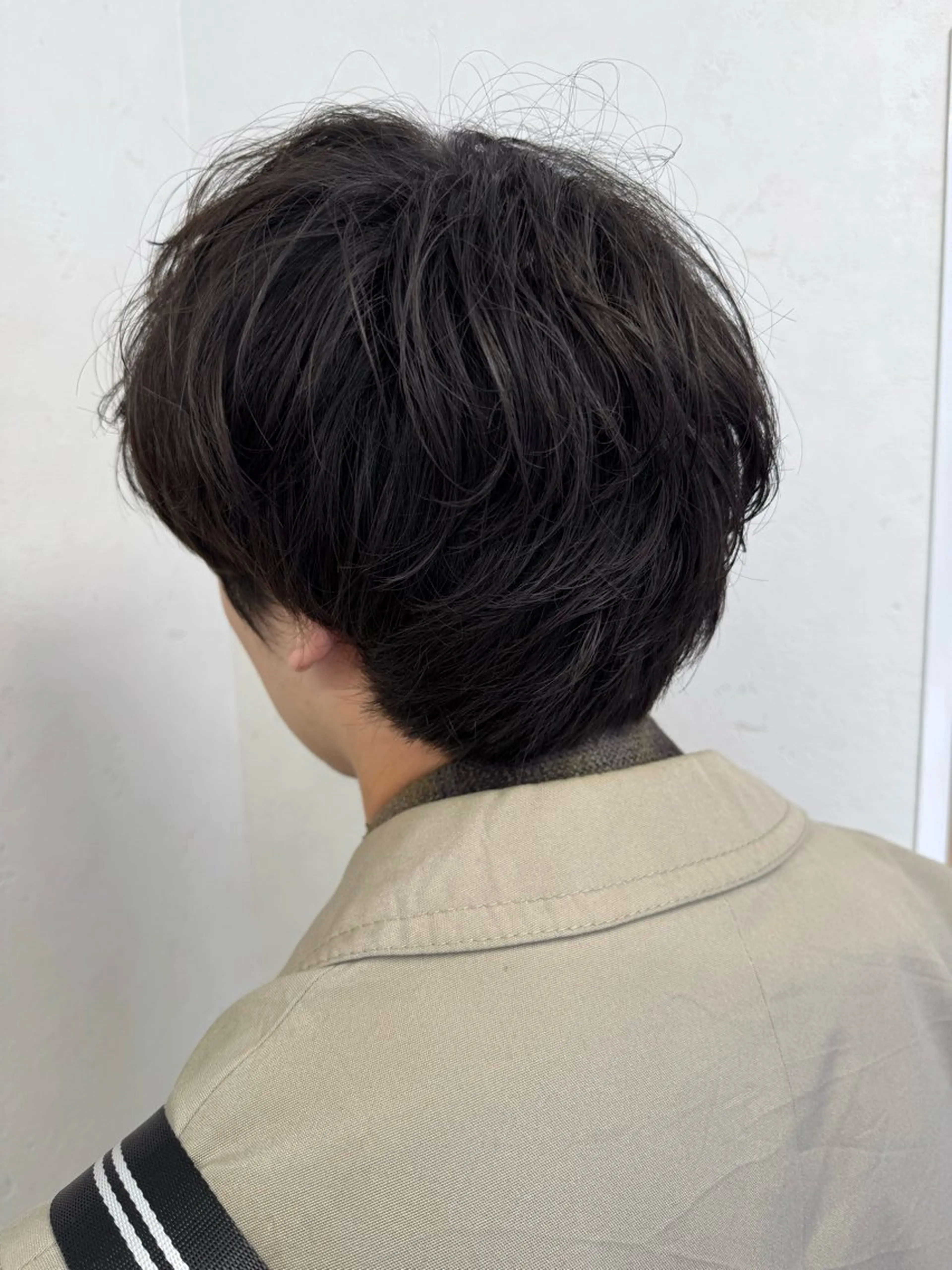 ショート メンズ カット パーマ/ハイトーン /吉田眞のヘアスタイル