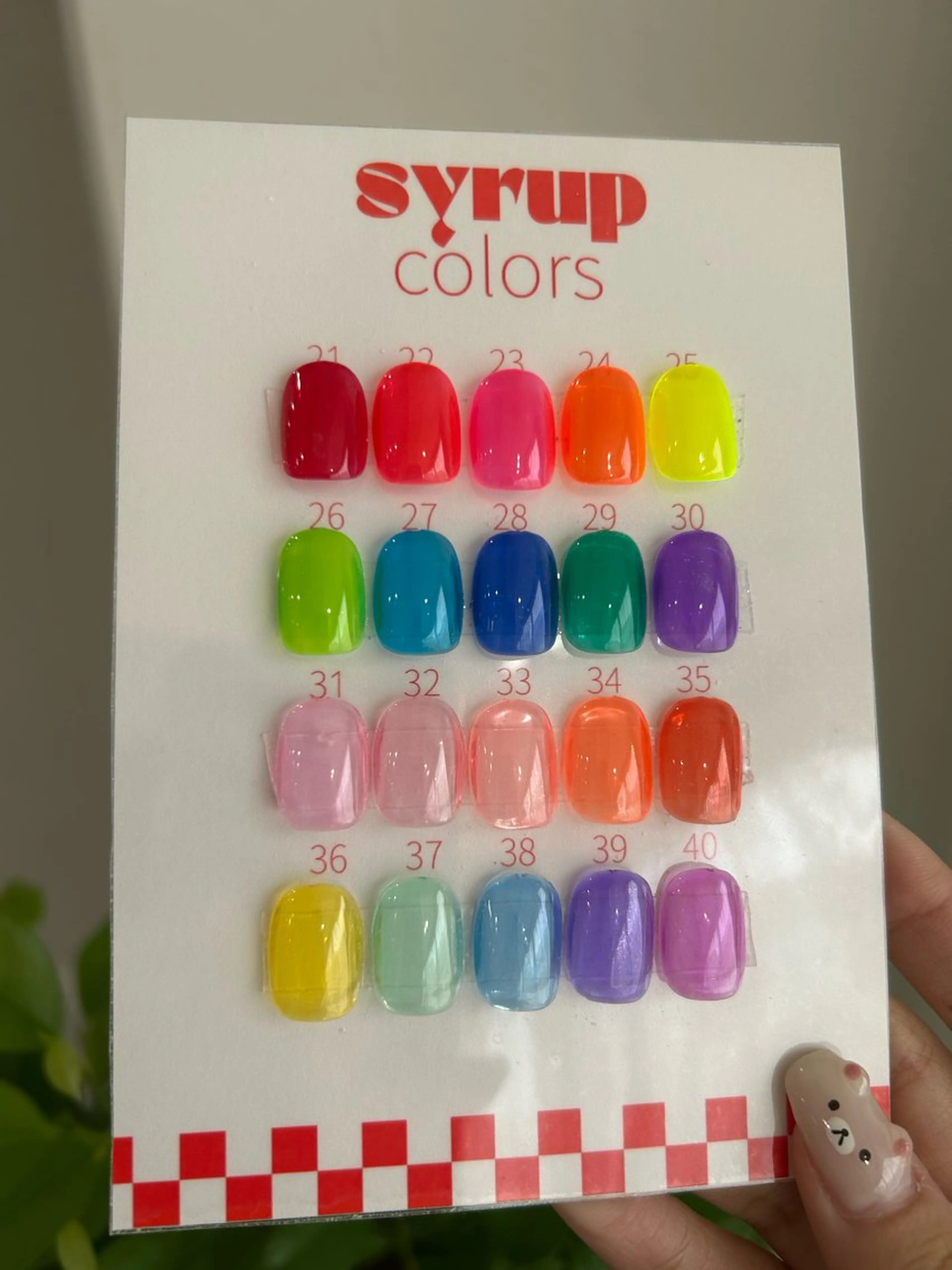 フットenoiシロップカラー🤍オフケア込みの写真