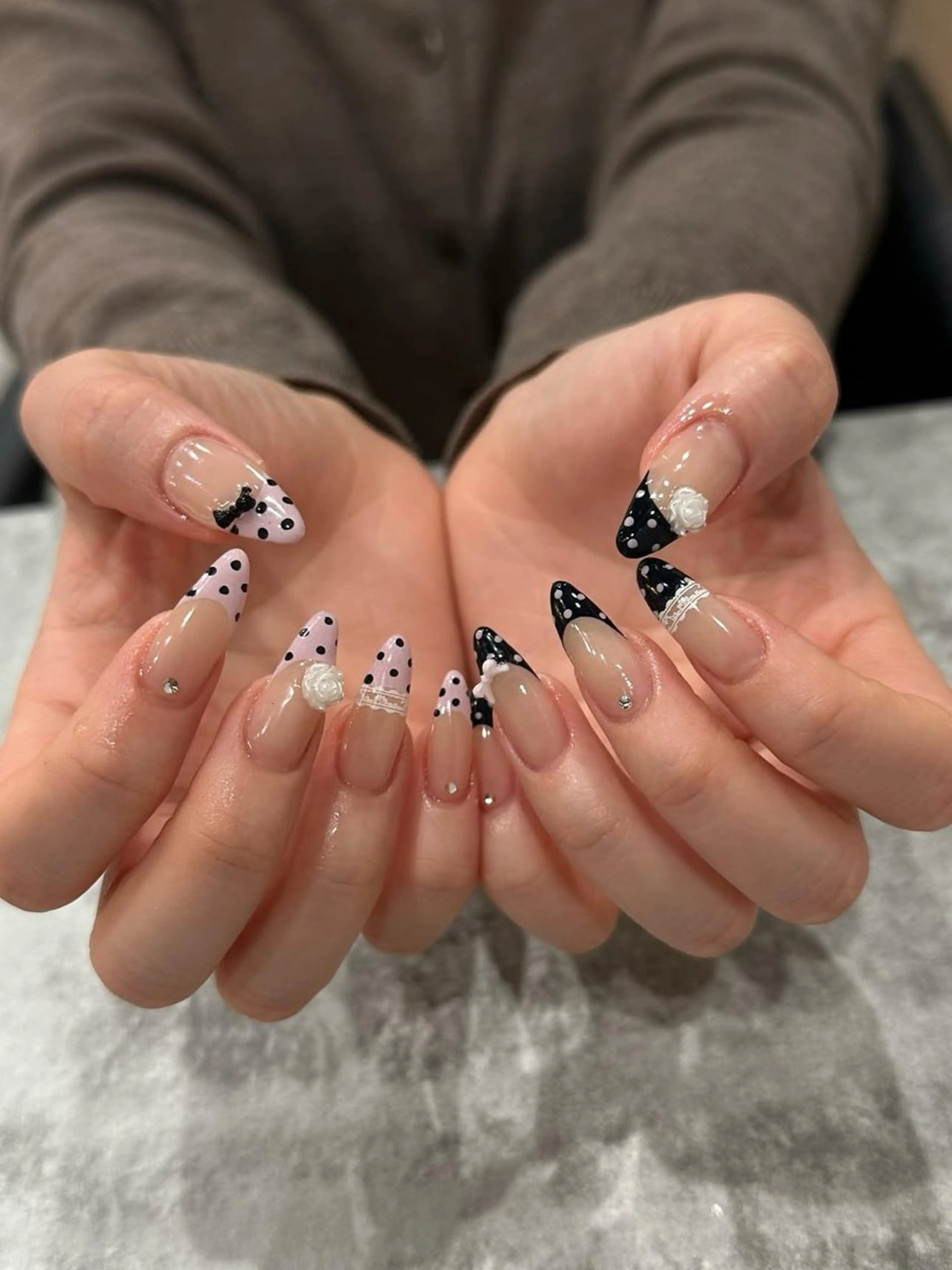 セミロング 韓国風ヘア Aila Nail ShinOkubo所属・Aila Nail ShinOkuboのネイルデザイン