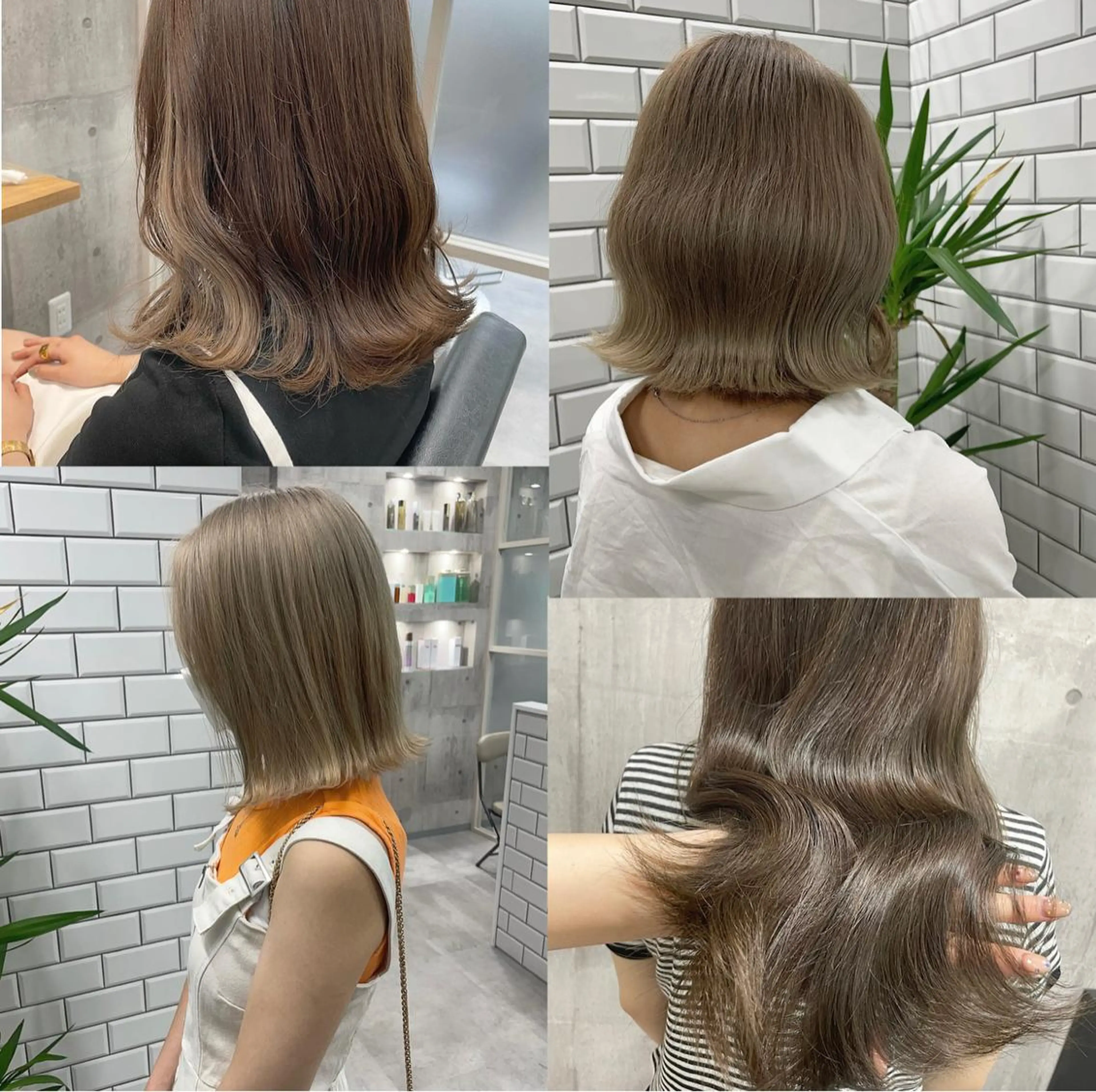 【透明感カラー🩶】#ロング料金なし#韓国ヘアの写真