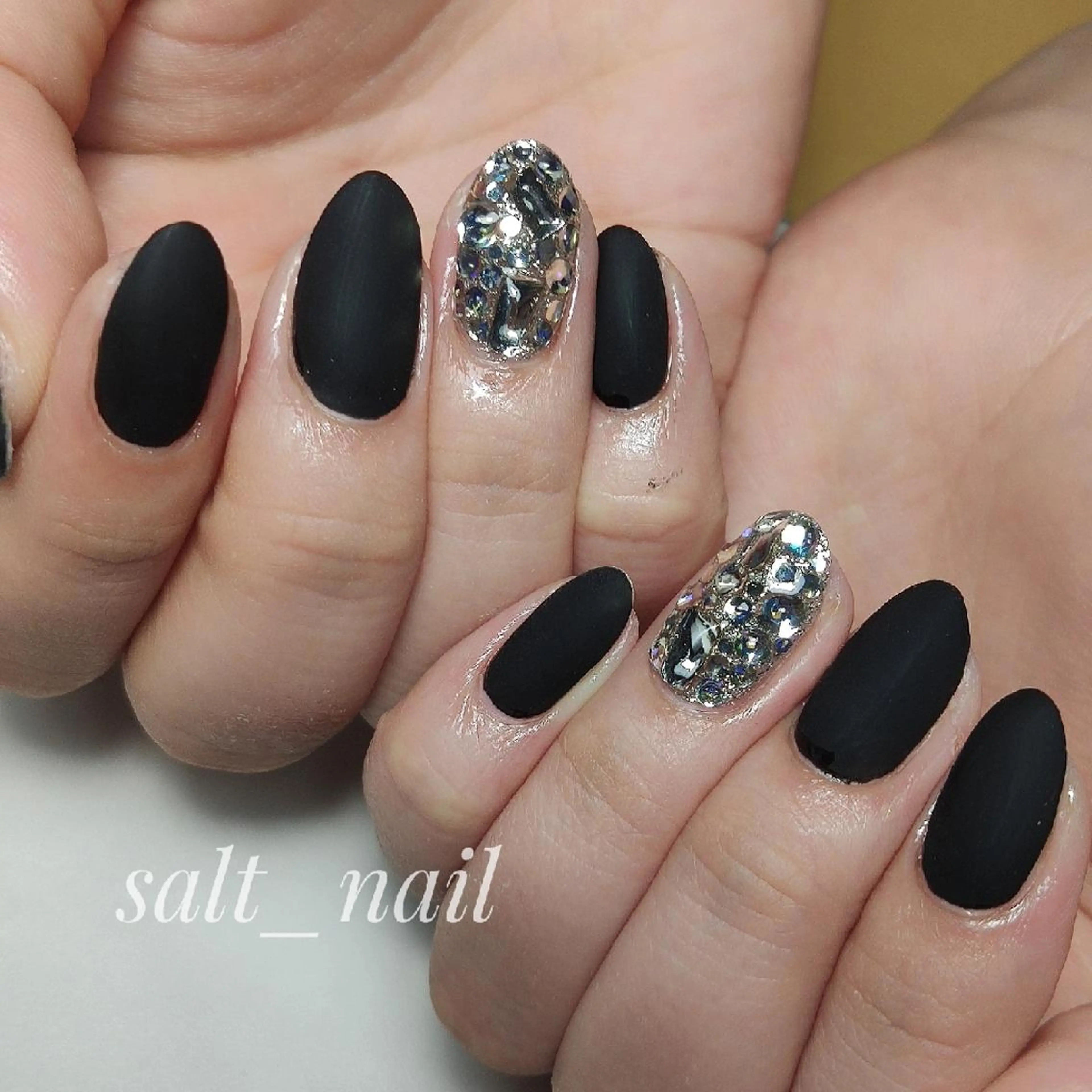 ネイル マットネイル ワンカラーネイル ハンドネイル 個人サロン saltnailのネイルデザイン