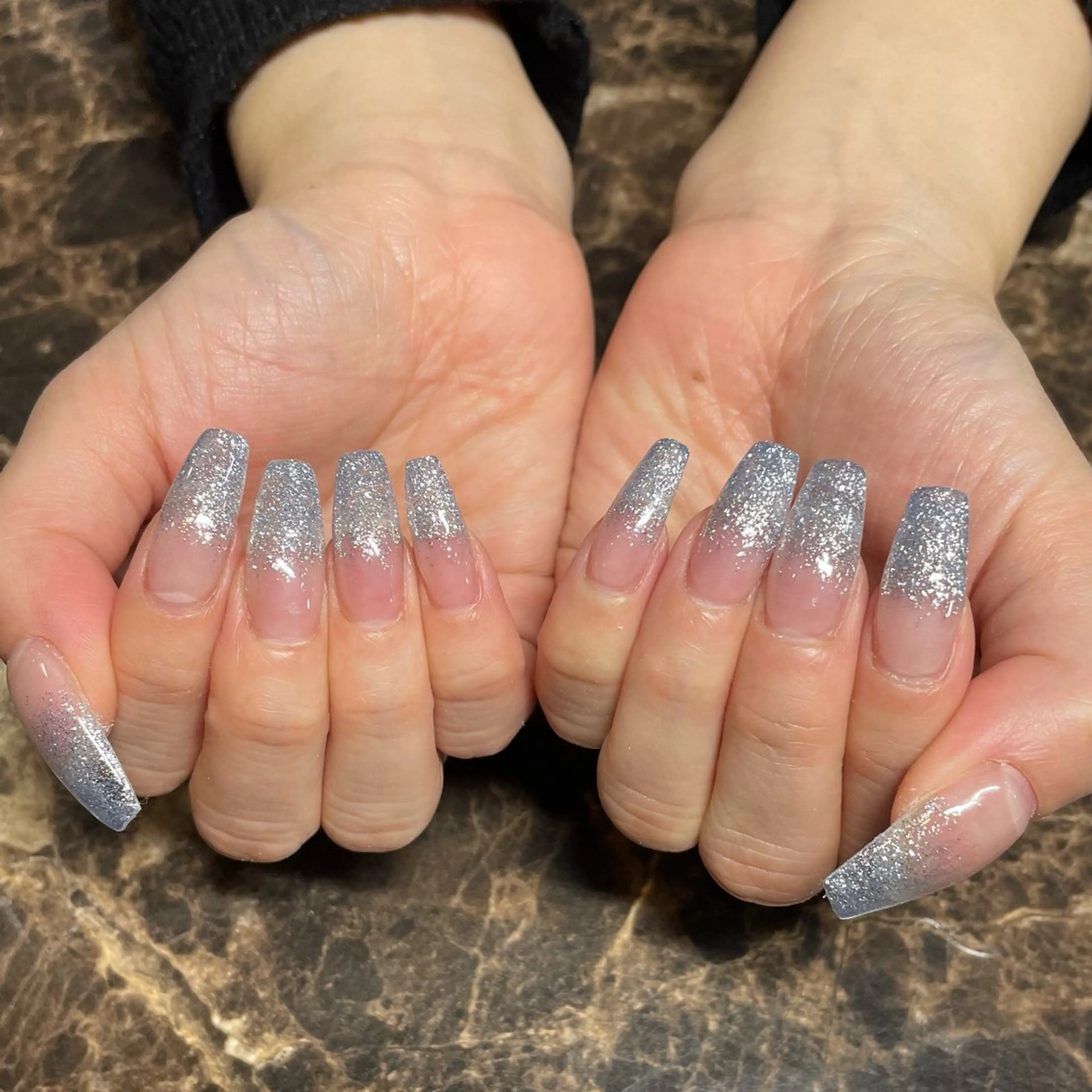ネイル グラデーション スカルプネイル ネイルチップ ハンドネイル IROHA NAIL 横山佳那のネイルデザイン
