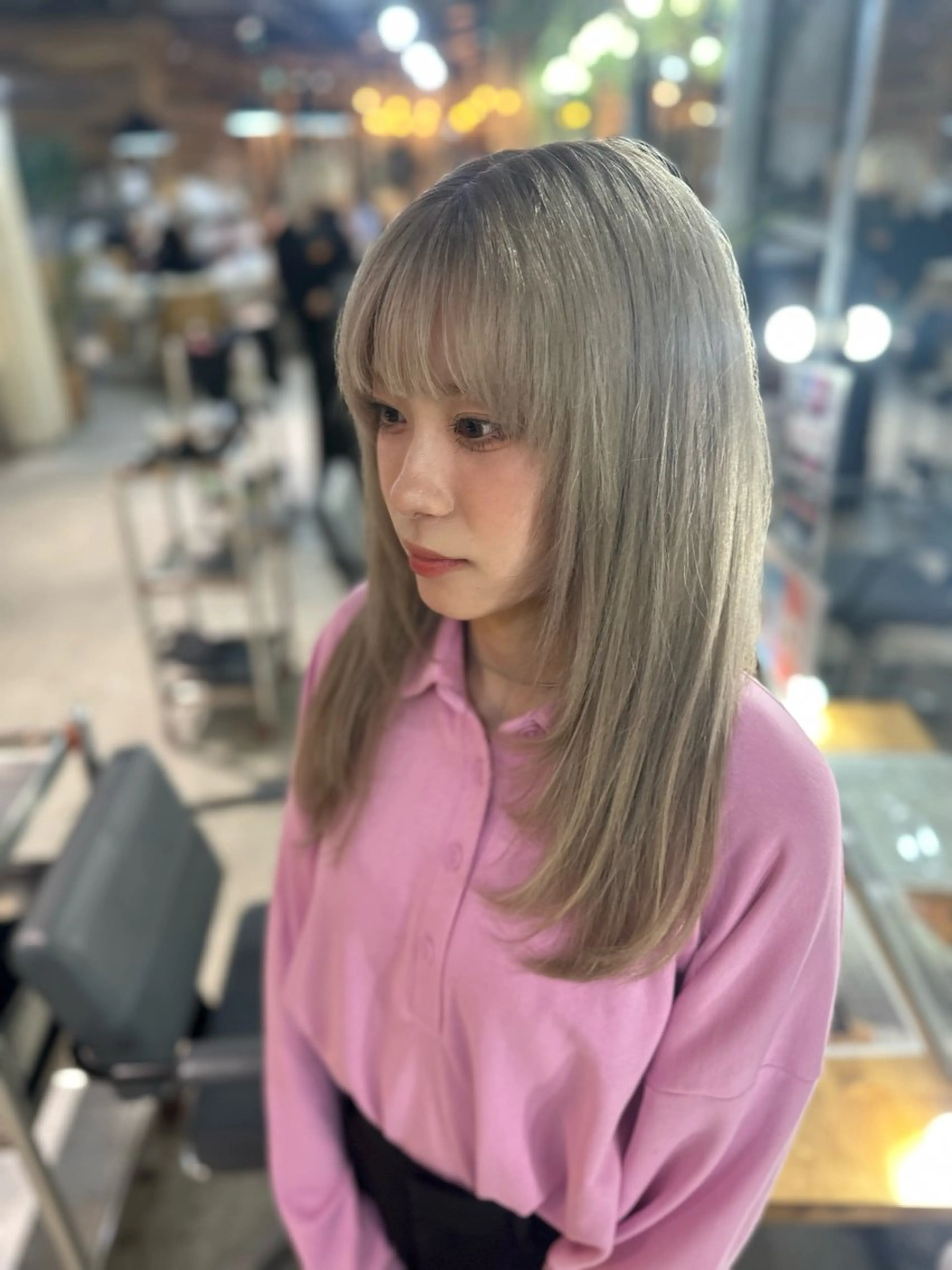 ロング カラー 溜 一太のヘアスタイル