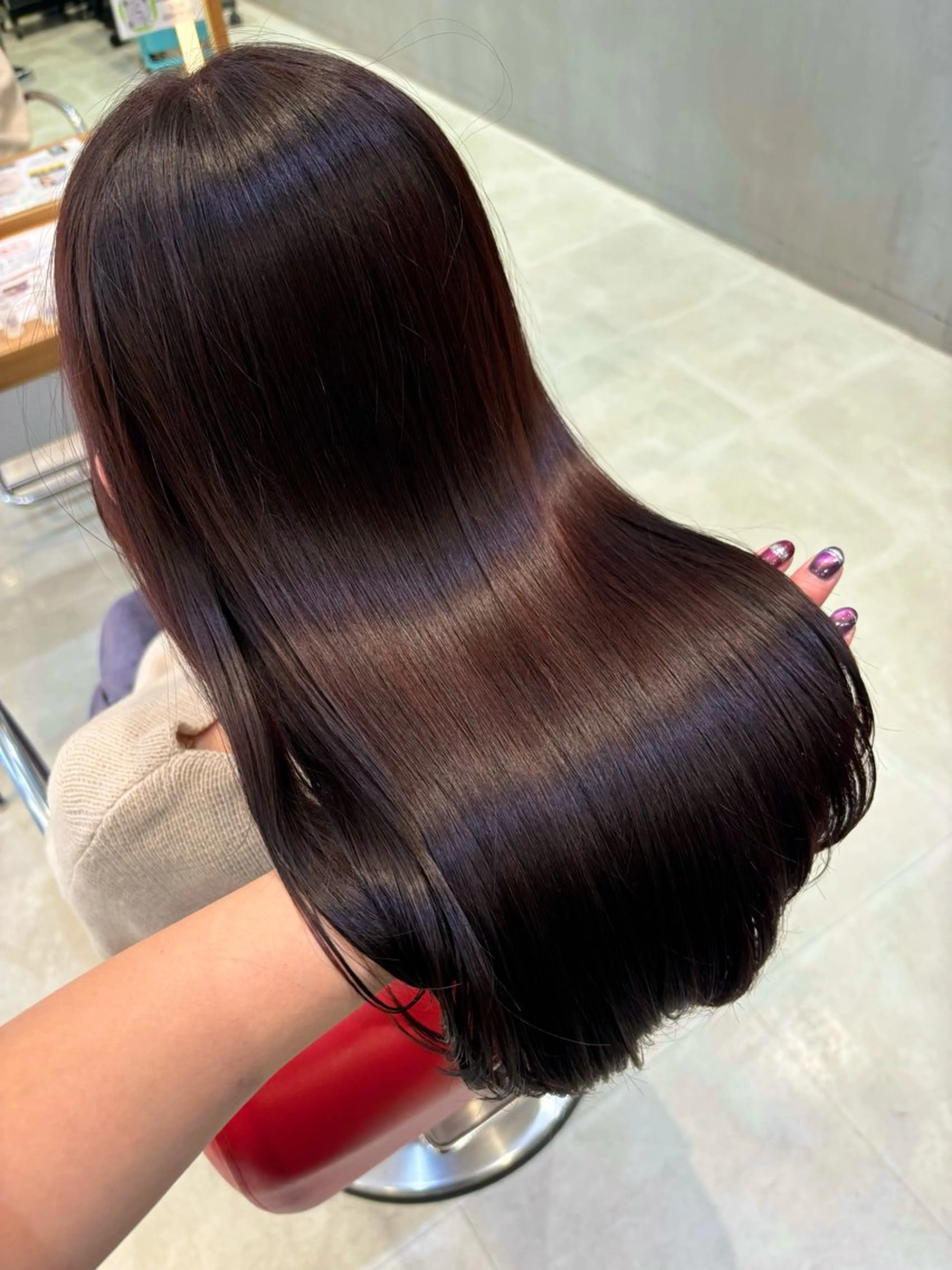 セミロング カラー ayumi🌈 インナーカラー🌈のヘアスタイル