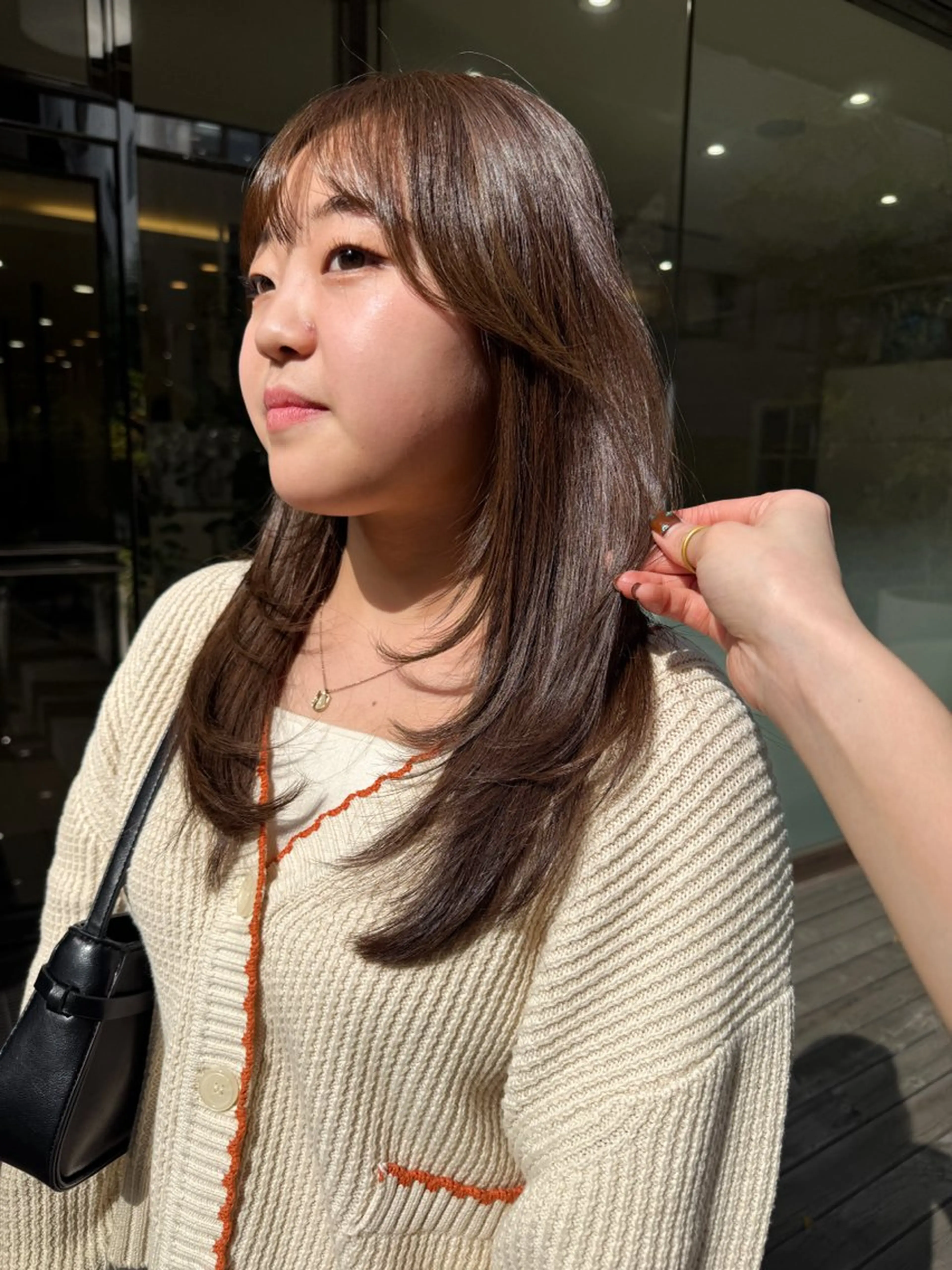 ミディアム カラー カット ヘアカラー Seeknext // Rukaのヘアスタイル