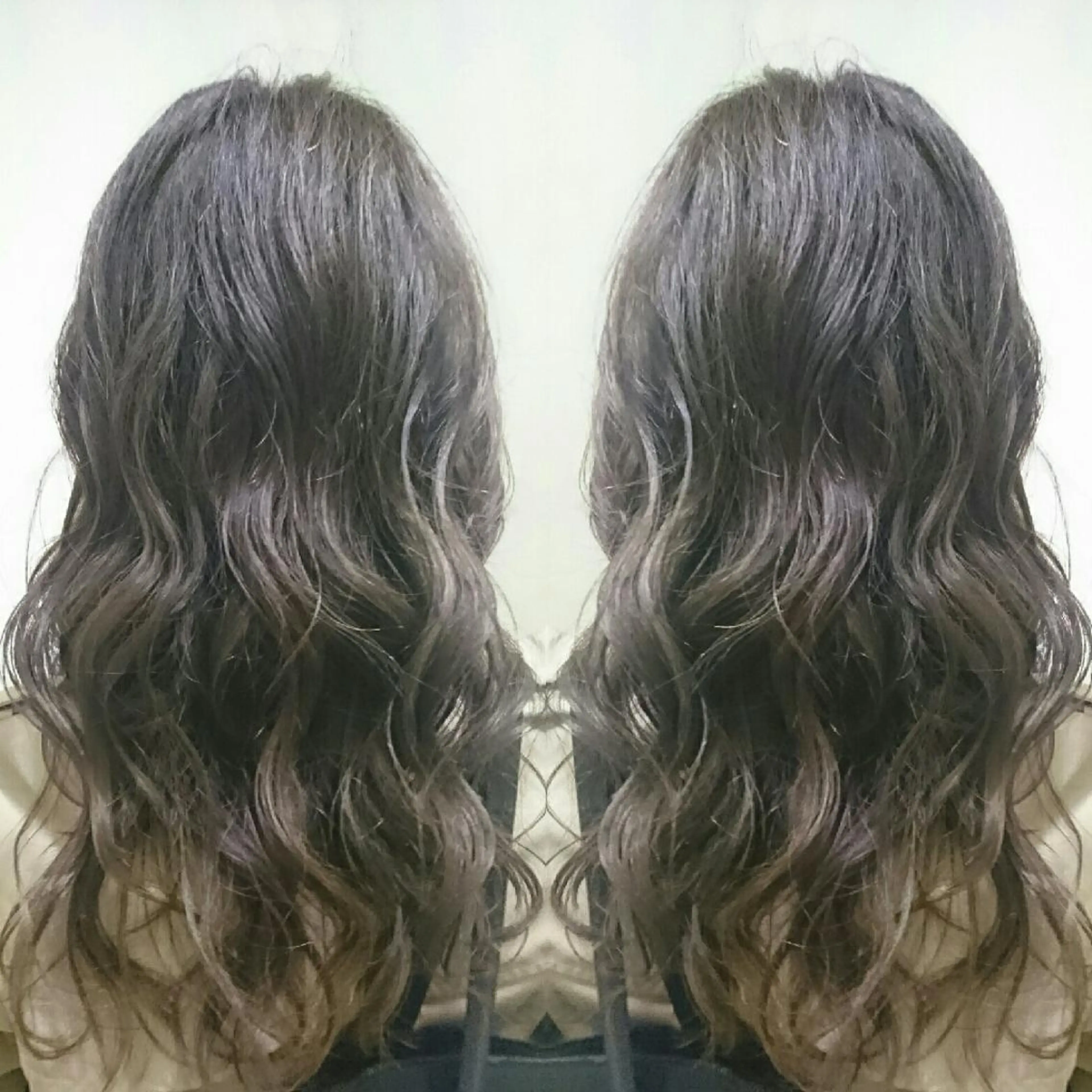 カラー セミロング マツエク・マツパ グレージュ イルミナカラー youres センター南所属・センター南 SEIJIのヘアスタイル