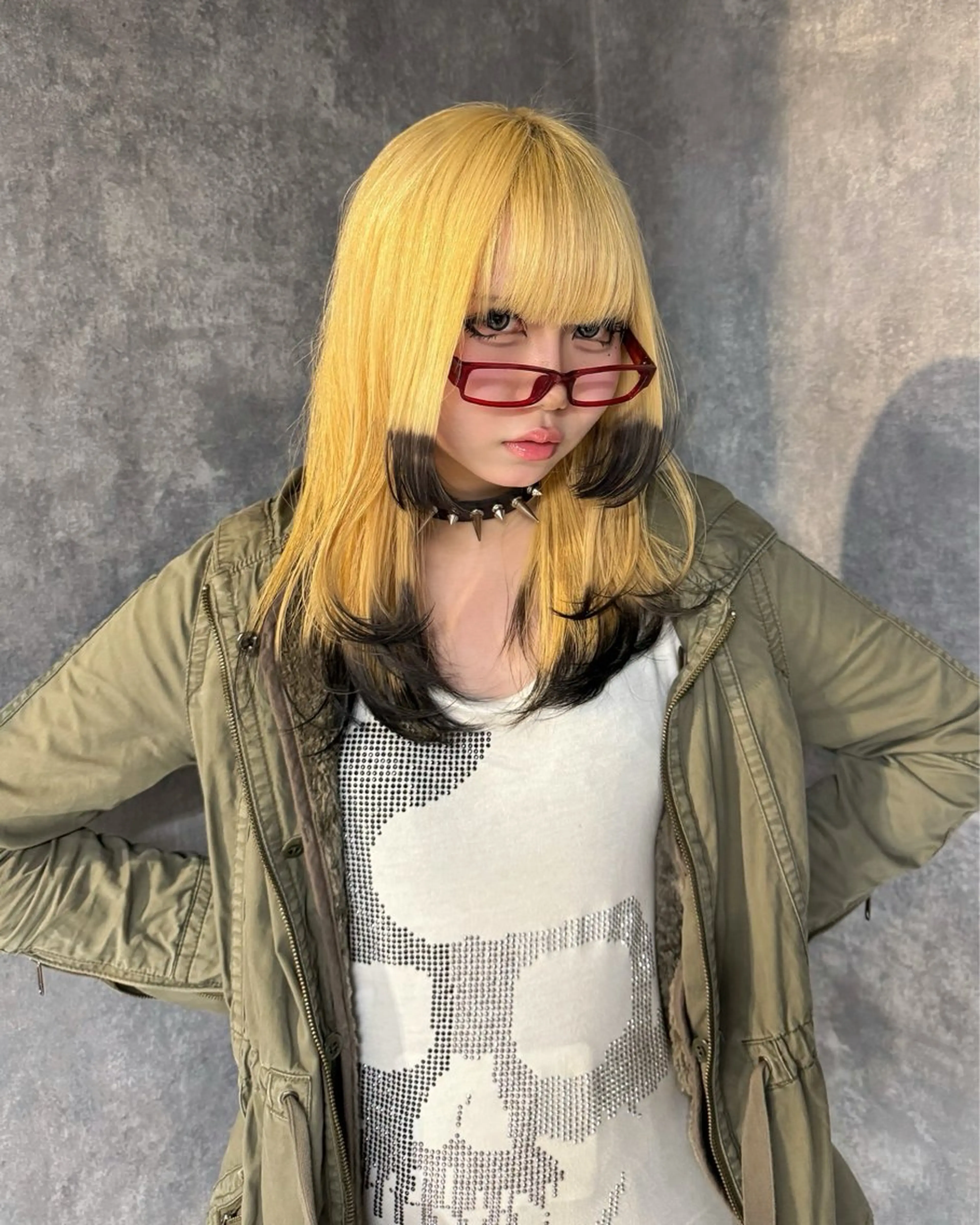 セミロング カラー カット ヘアカラー トリートメント ♡ハッシュカット/ レイヤー/yucoのヘアスタイル