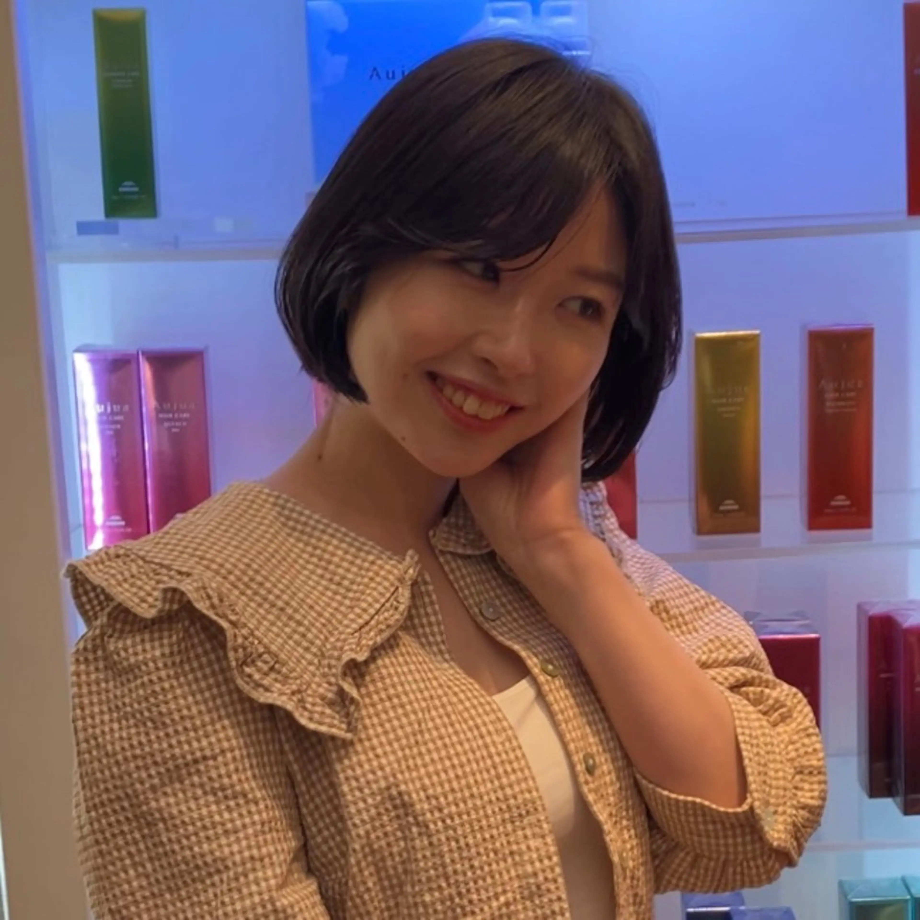 ミディアム ボブ 韓国風ヘア 外ハネヘア M.SLASH センター北店所属・似合わせプロ 🐴MiSuKe🐴のヘアスタイル