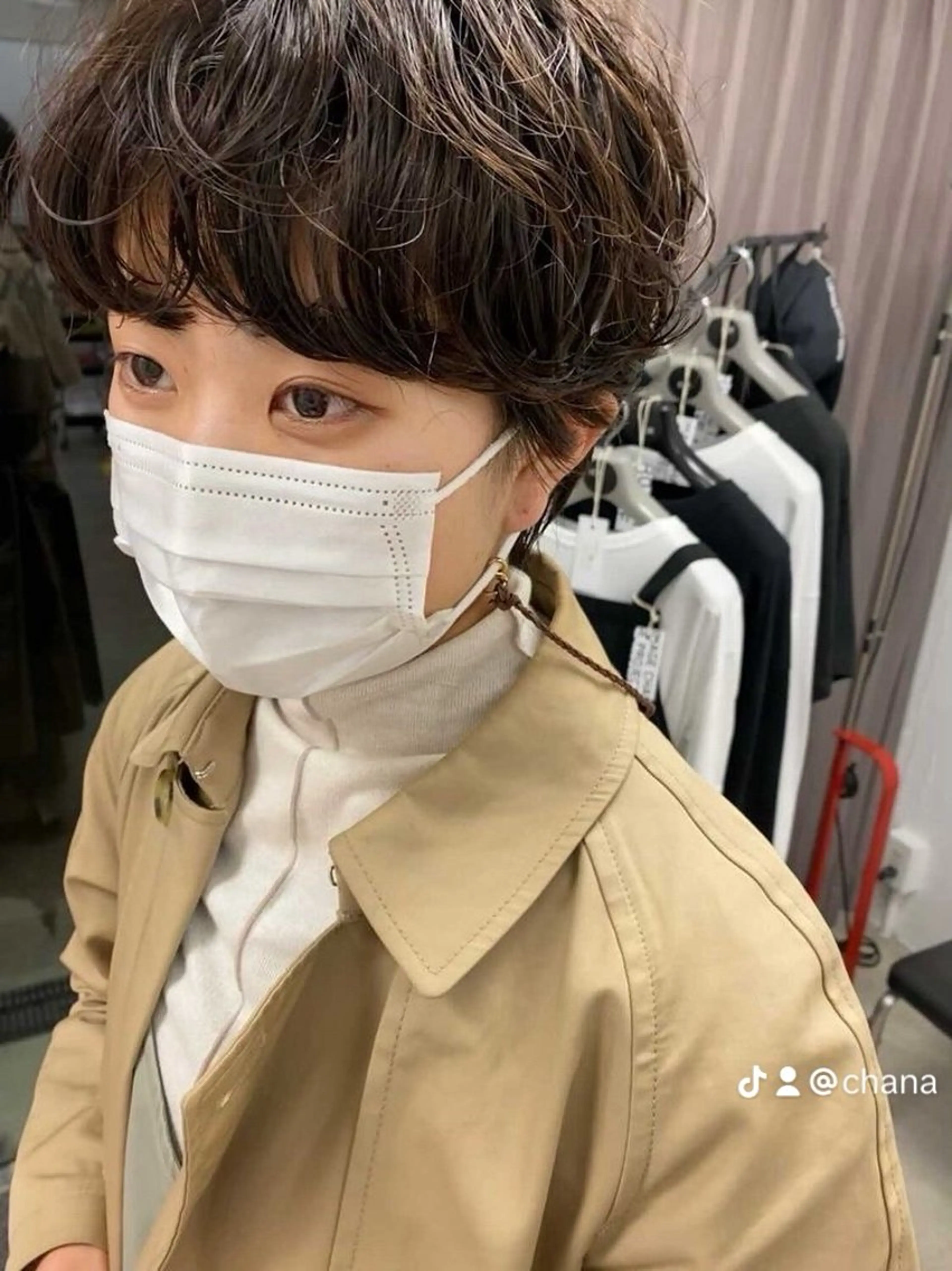 ショート カラー パーマ カット ヘアカラー トリートメント 表参道/髪質改善・ 透明感 colorのヘアスタイル