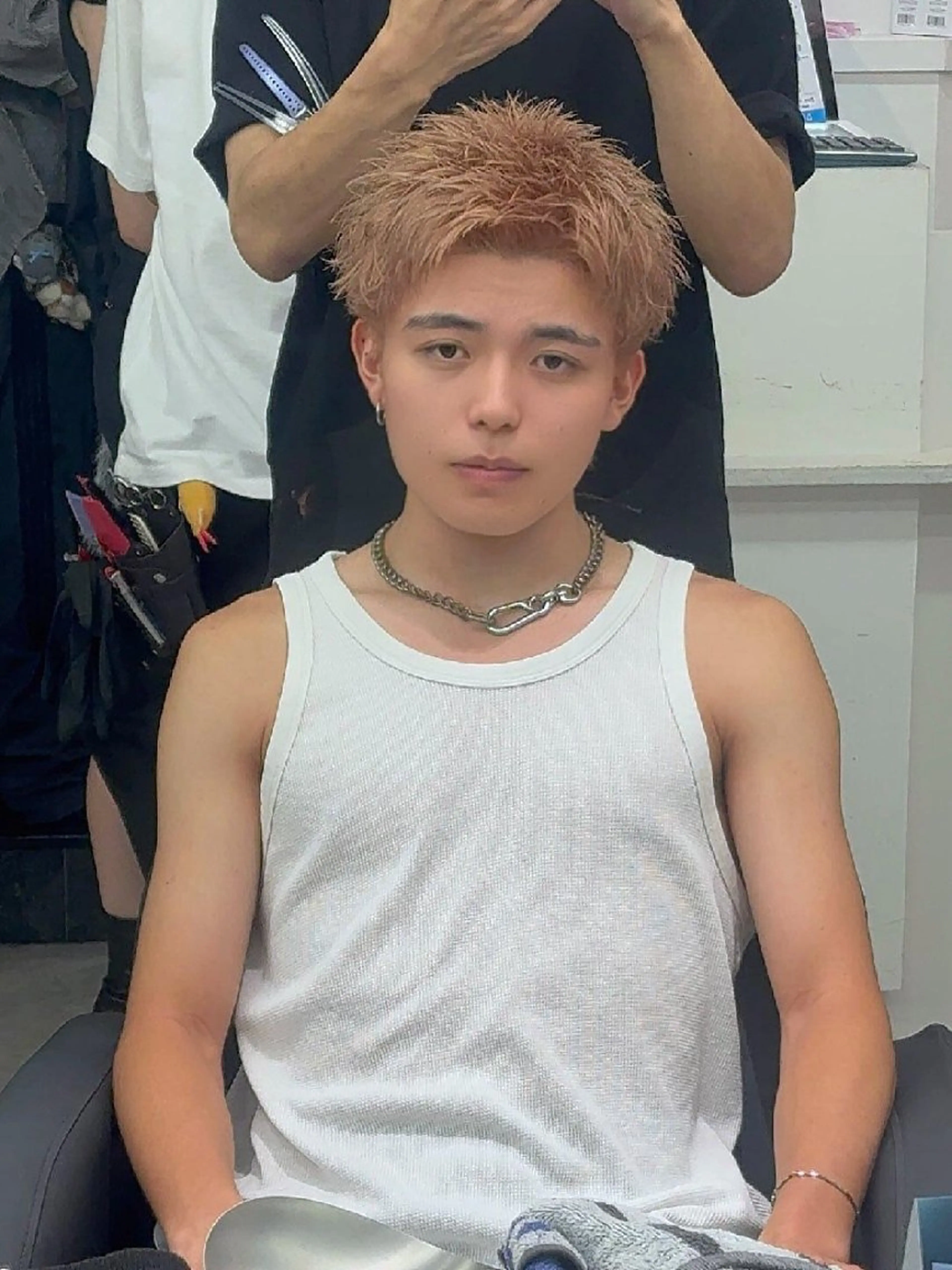 メンズ スパイキーショート PELE栄ANNEX所属・PELE/栄/ メンズカット/SOAのヘアスタイル