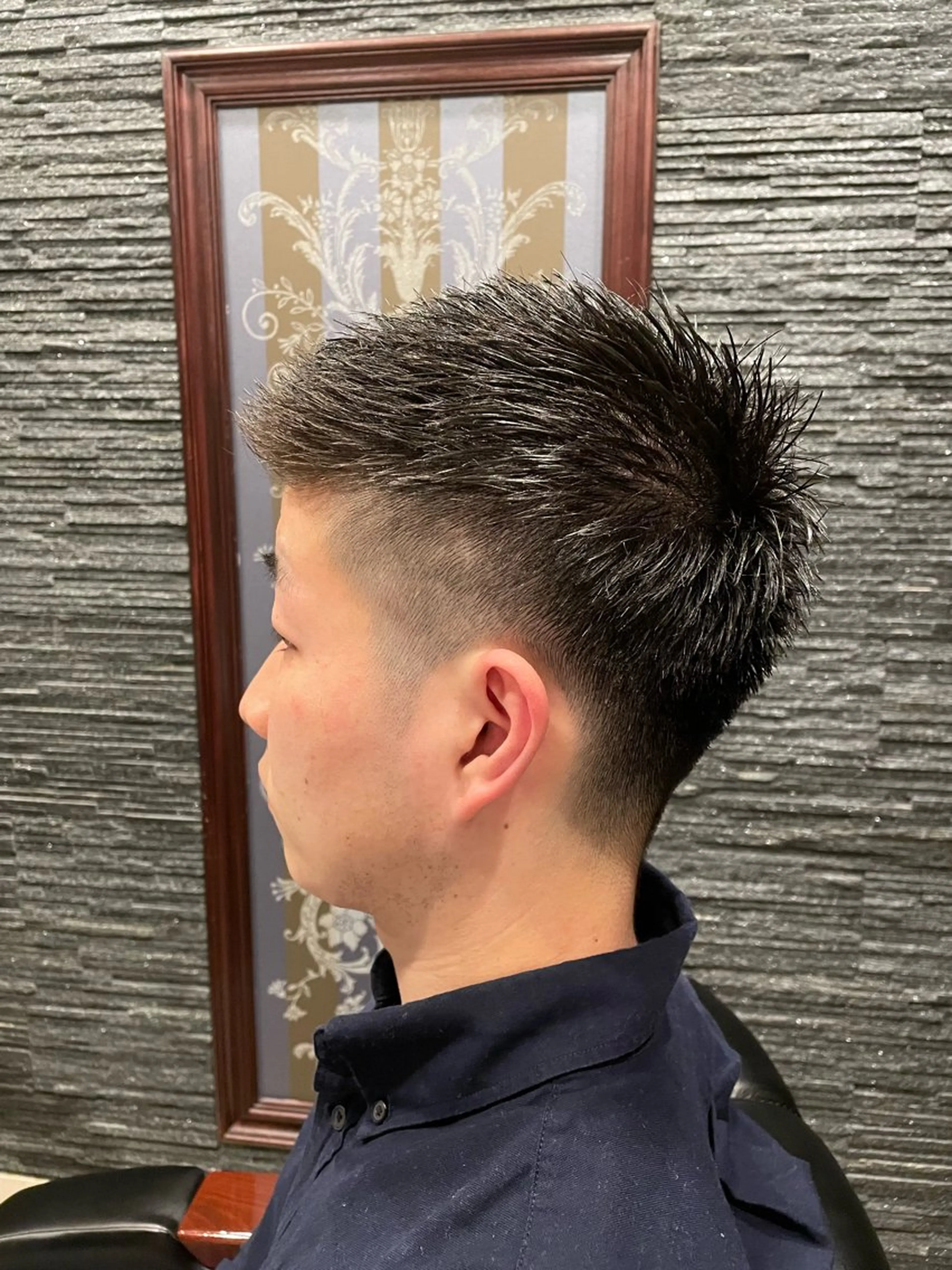 ショート ヘアアレンジ メンズ barber shopのヘアスタイル