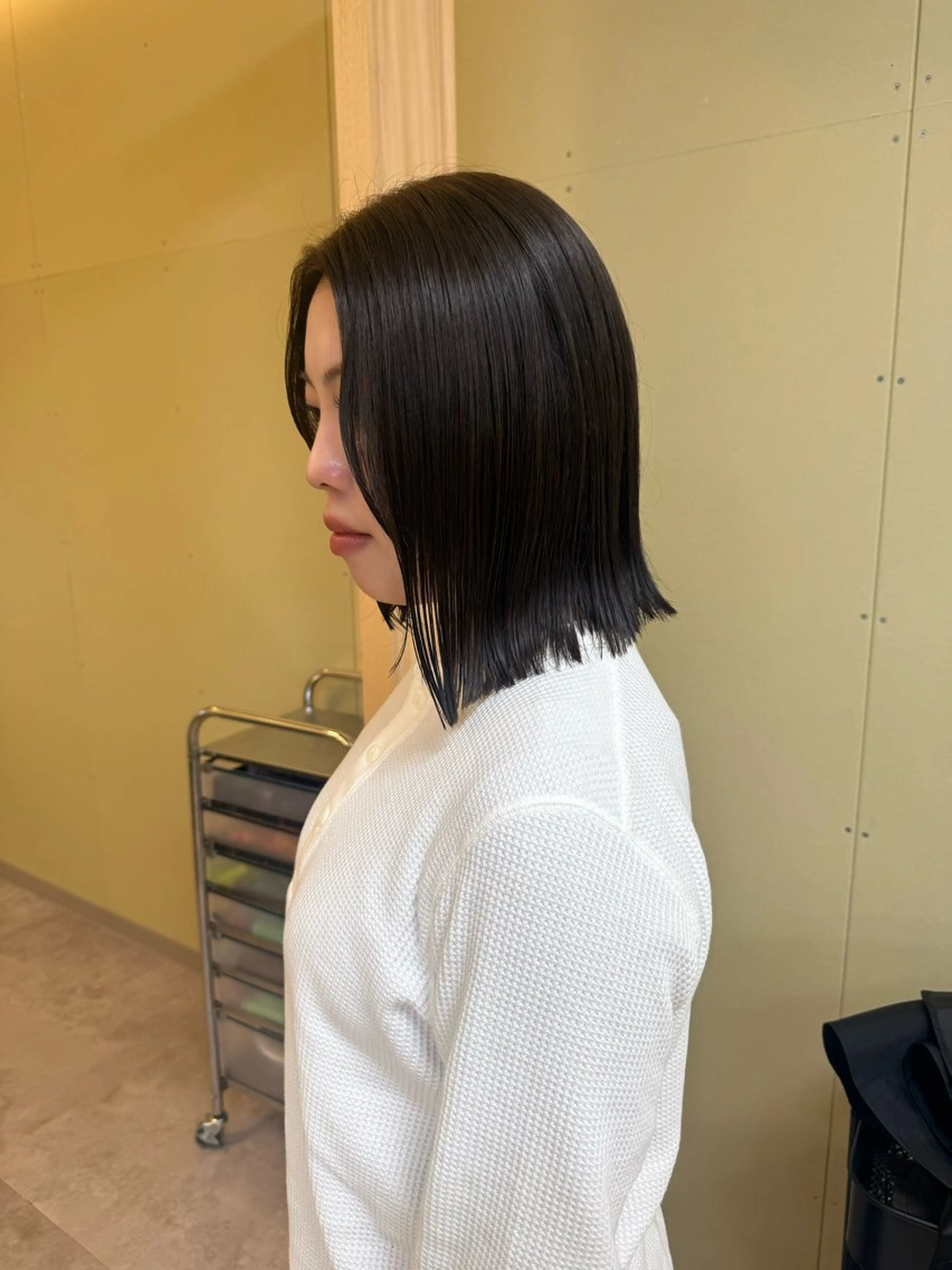 ショート カラー カット ヘアカラー トリートメント 伶風/ボブ/ ヘーゼルベージュのヘアスタイル