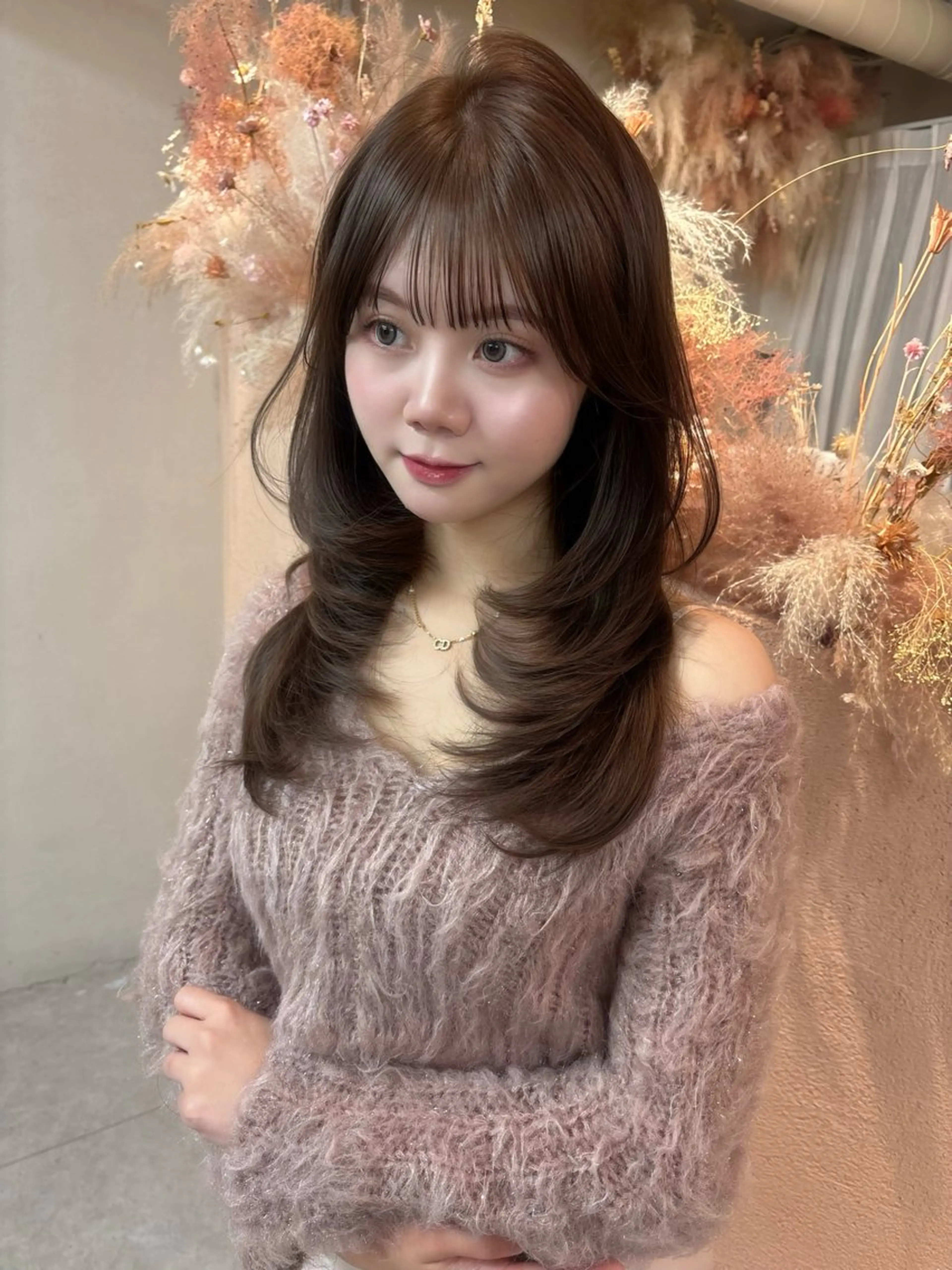 セミロング 韓国ヘア/表参道 ENA🎀🤍のヘアスタイル