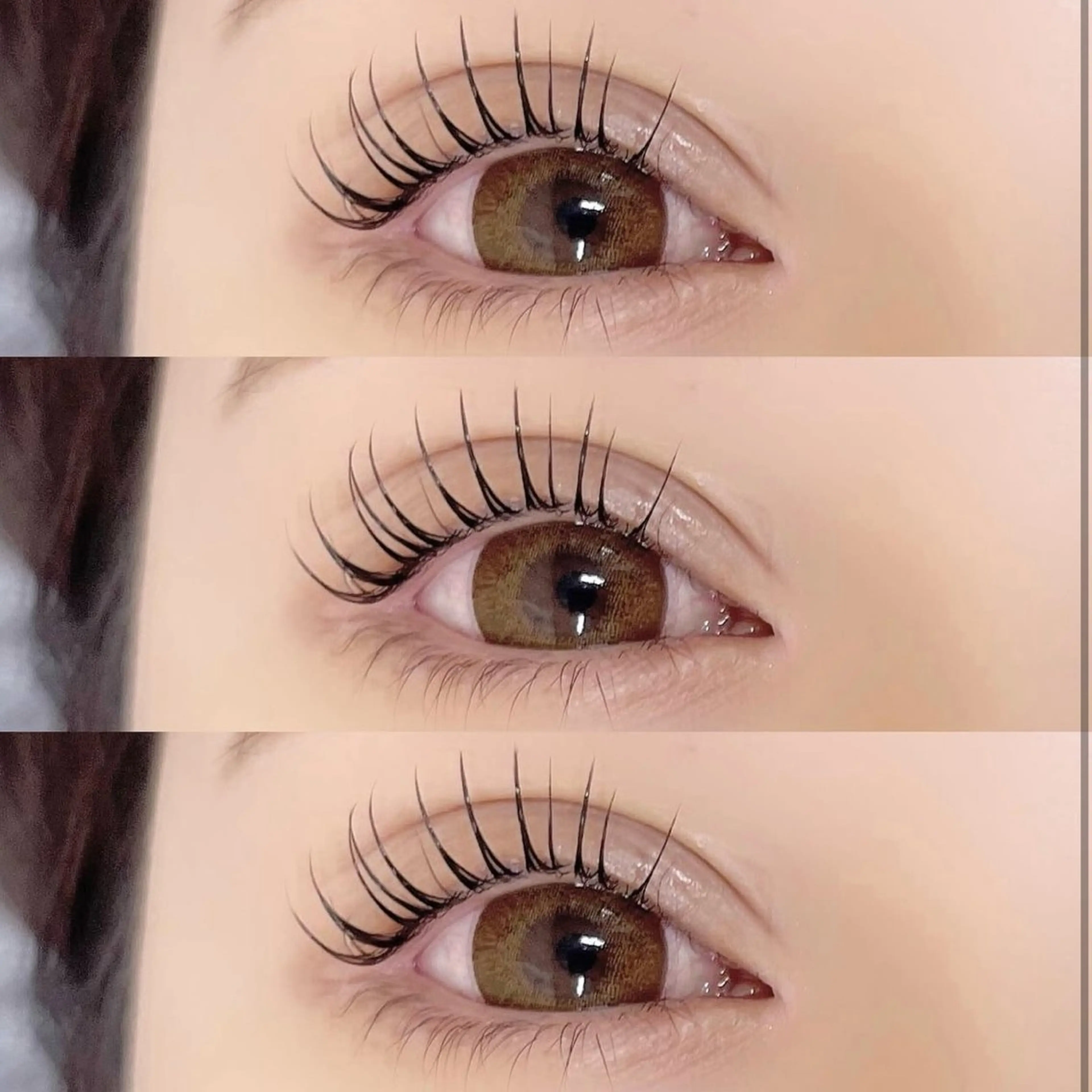 ワンホン風束感仕上げOK💗まつ毛パーマ上⭐️の写真