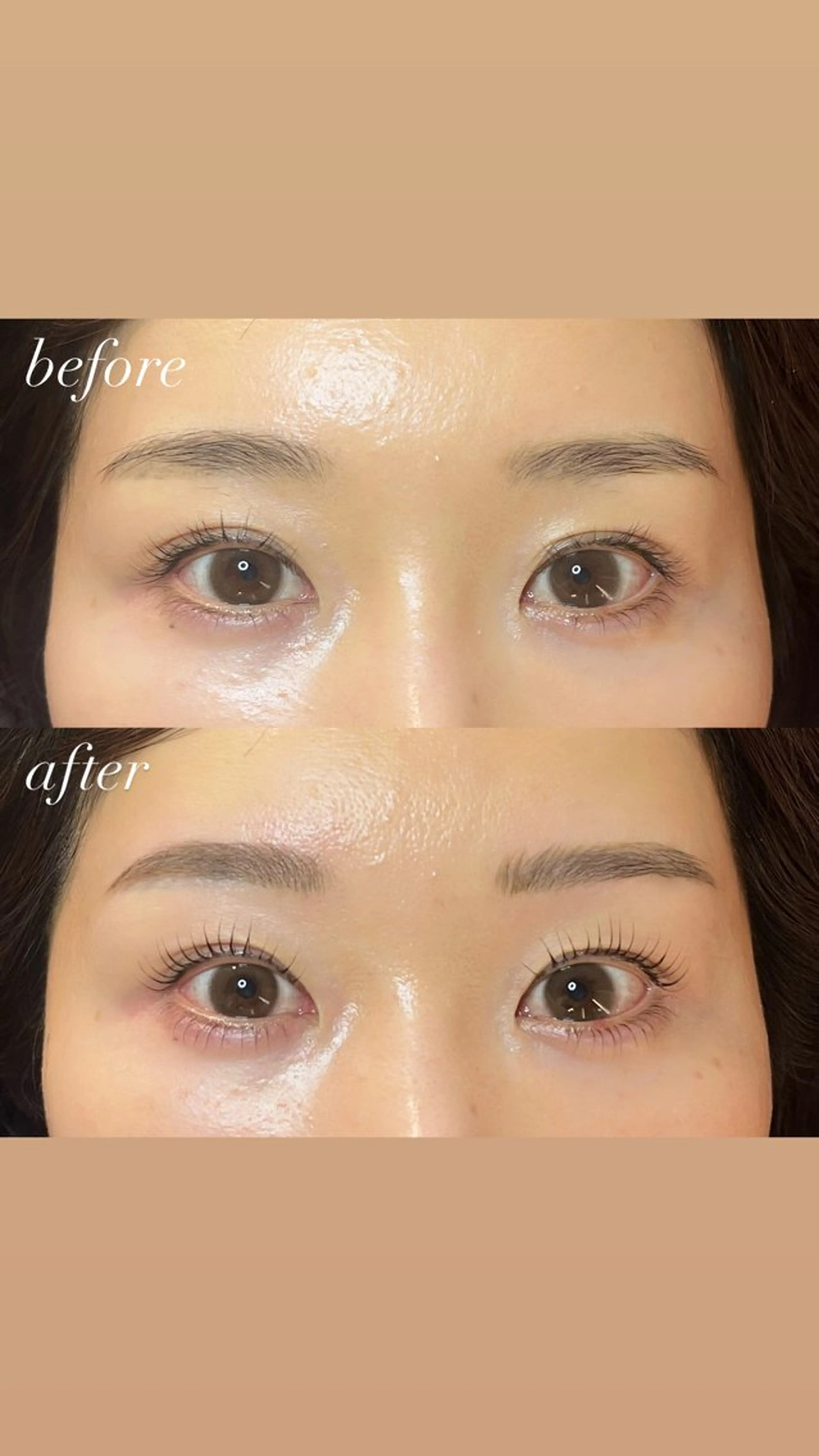 マツエク・マツパ パリジェンヌラッシュリフト 下まつげエクステ マツパ seReno eyebrow&eyelash目黒本店所属・seReno KOHAKUの眉毛・アイブロウイメージ