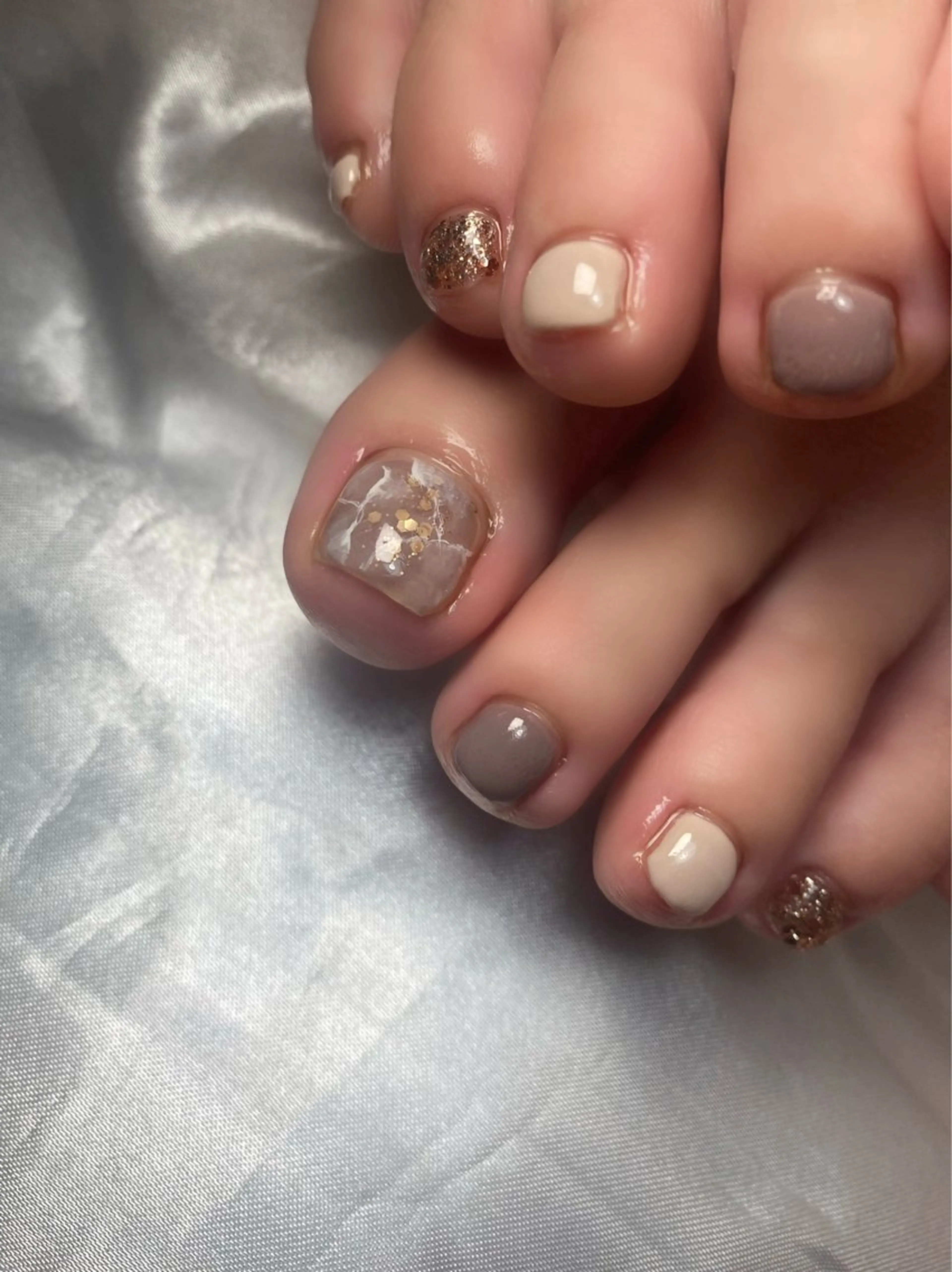 ネイル フットネイル mille feuilleのネイルデザイン