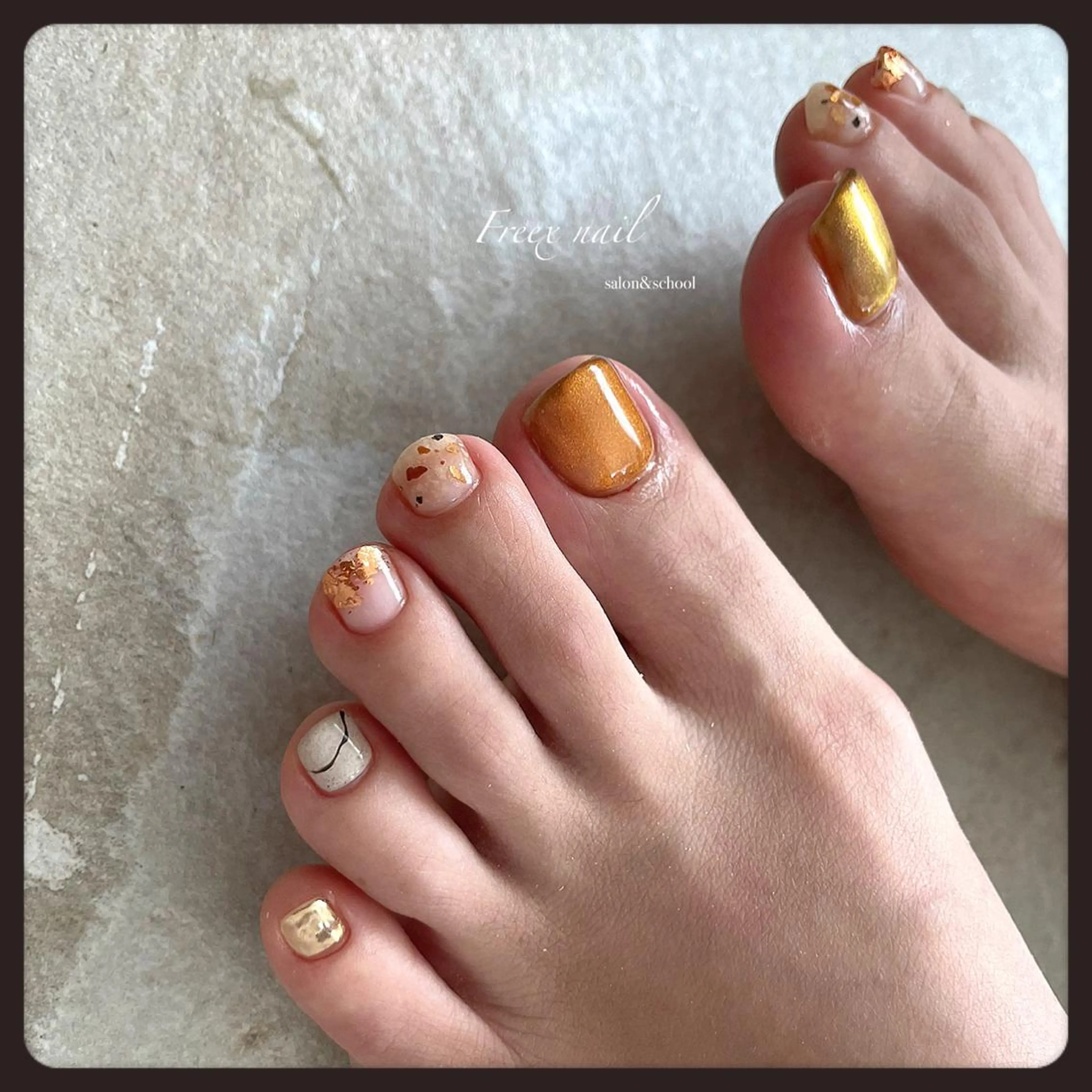 ネイル ニュアンスネイル フットネイル Freex nail所属・freex nail /ニュアンス/個性派のネイルデザイン