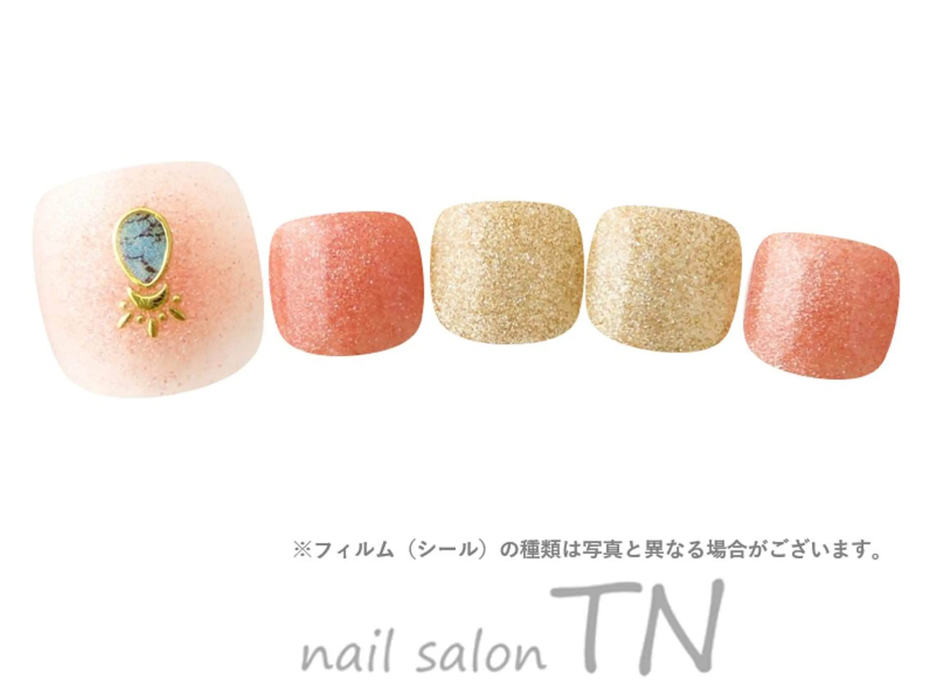 ネイル フットネイル 石橋 礼華のネイルデザイン