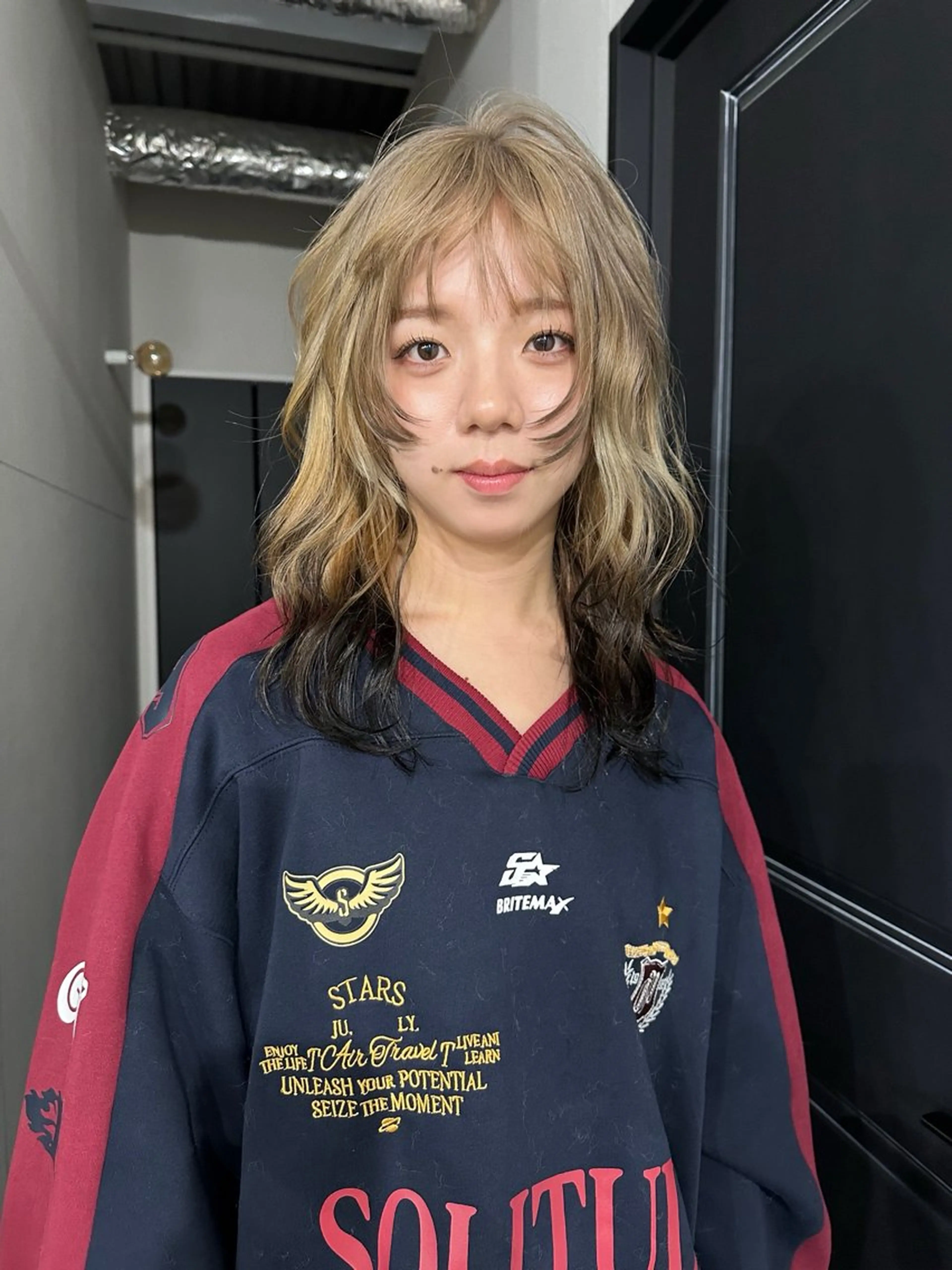 セミロング 岩間 萌々果/eimのヘアスタイル