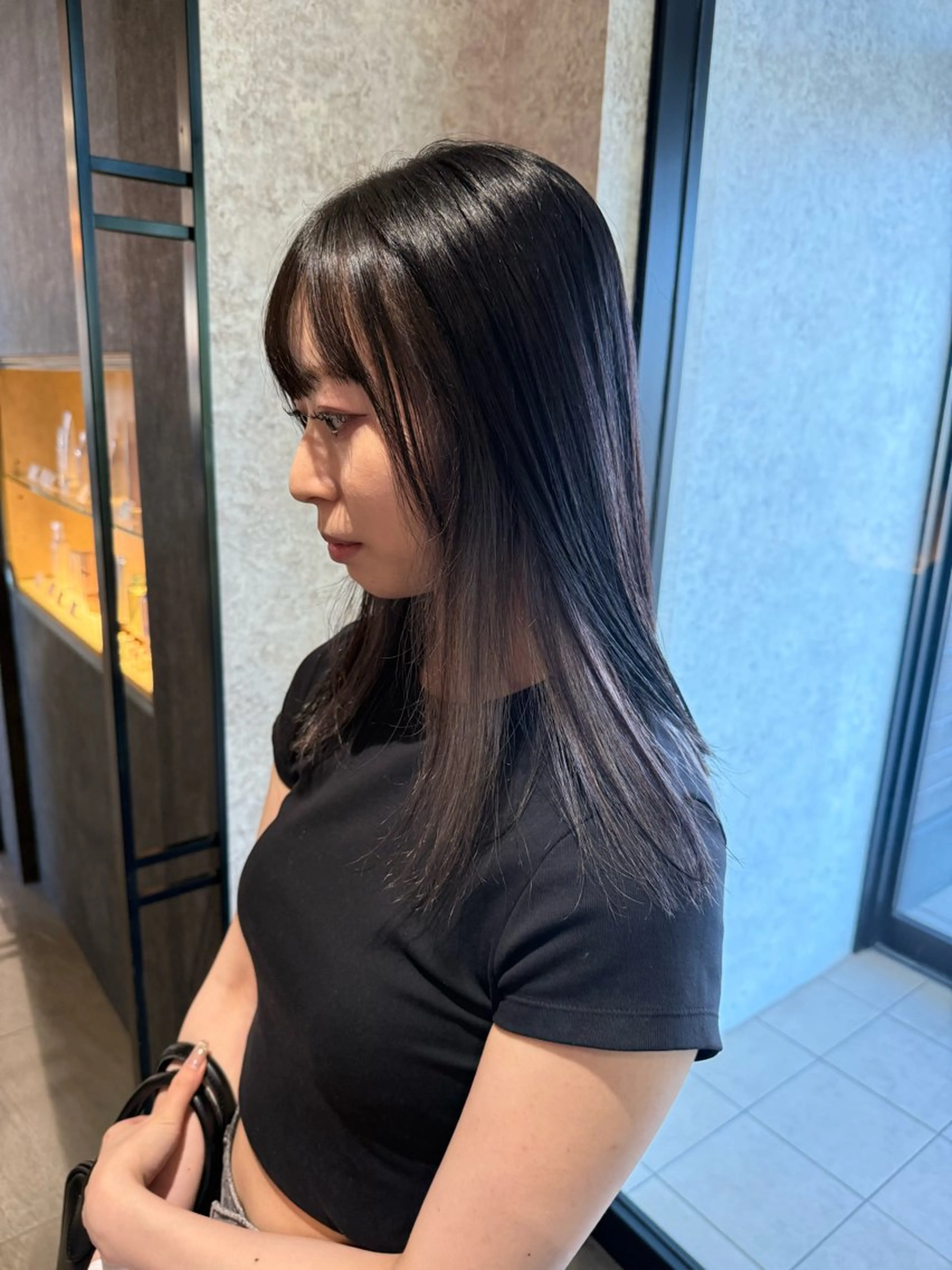 セミロング カラー インナーカラー Earth Yuhiのヘアスタイル