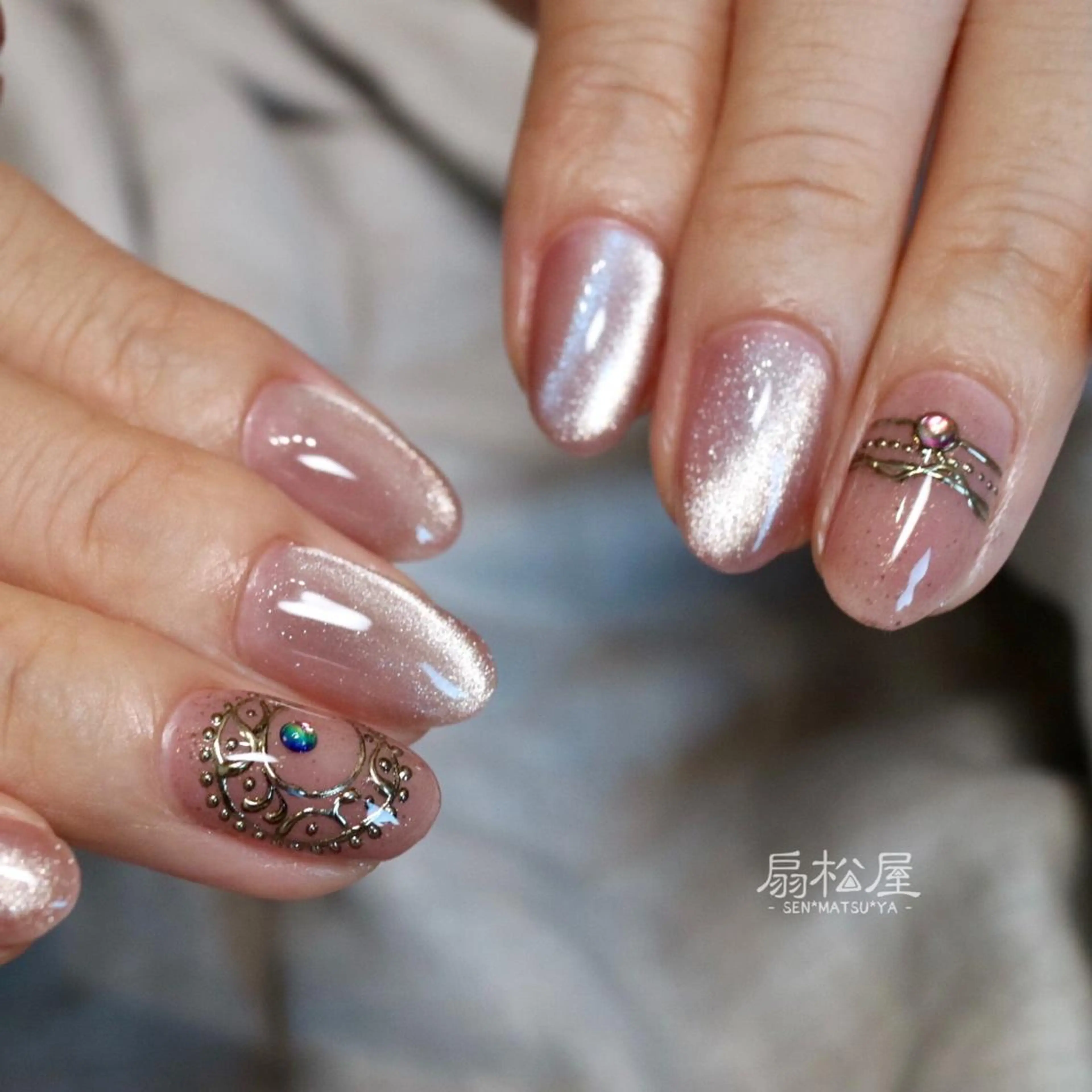 ネイル 扇松屋 marie.nのネイルデザイン