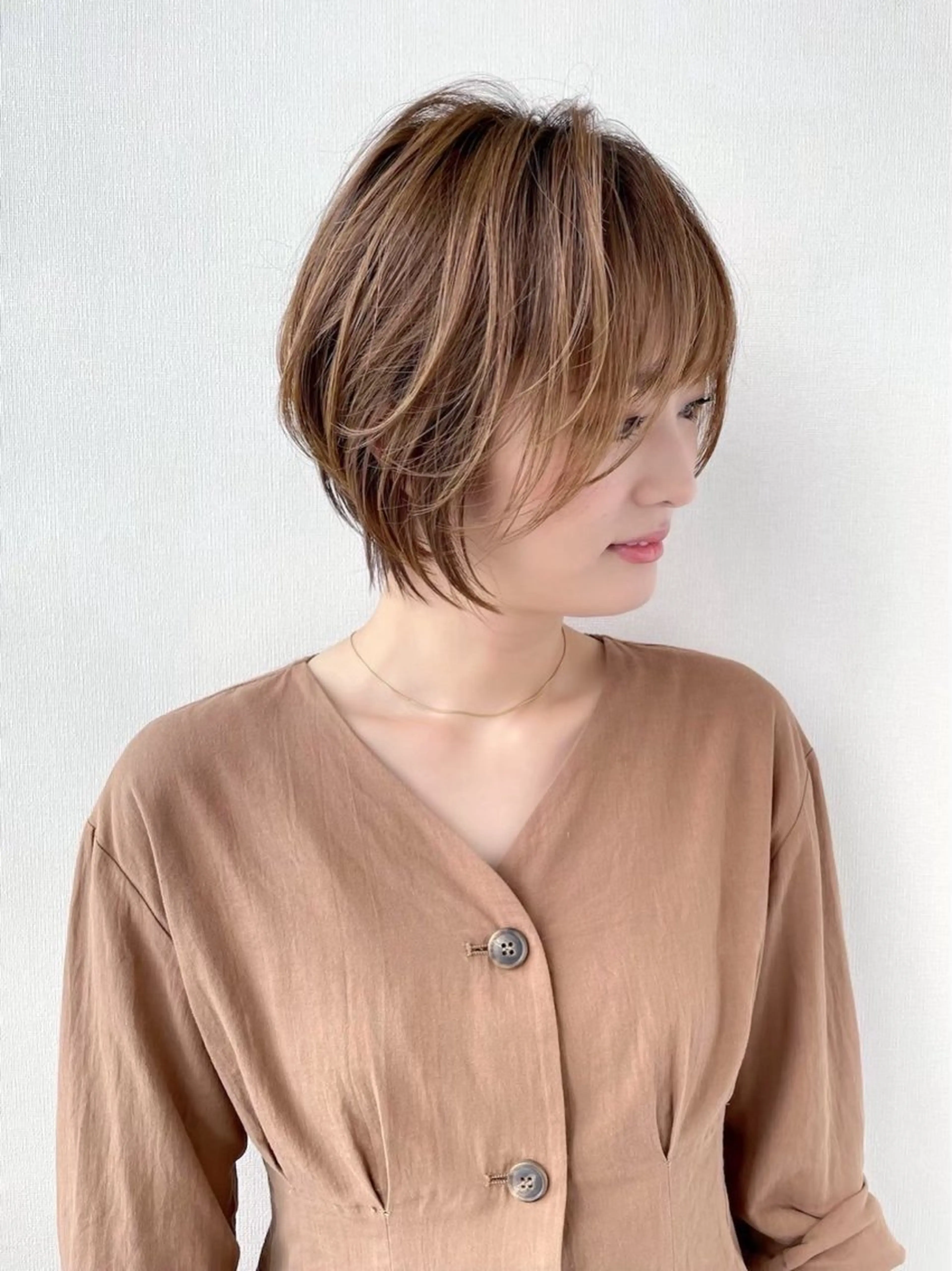 ショート ボブ/ショートボブ/ 岡山駅/別曽遥也のヘアスタイル