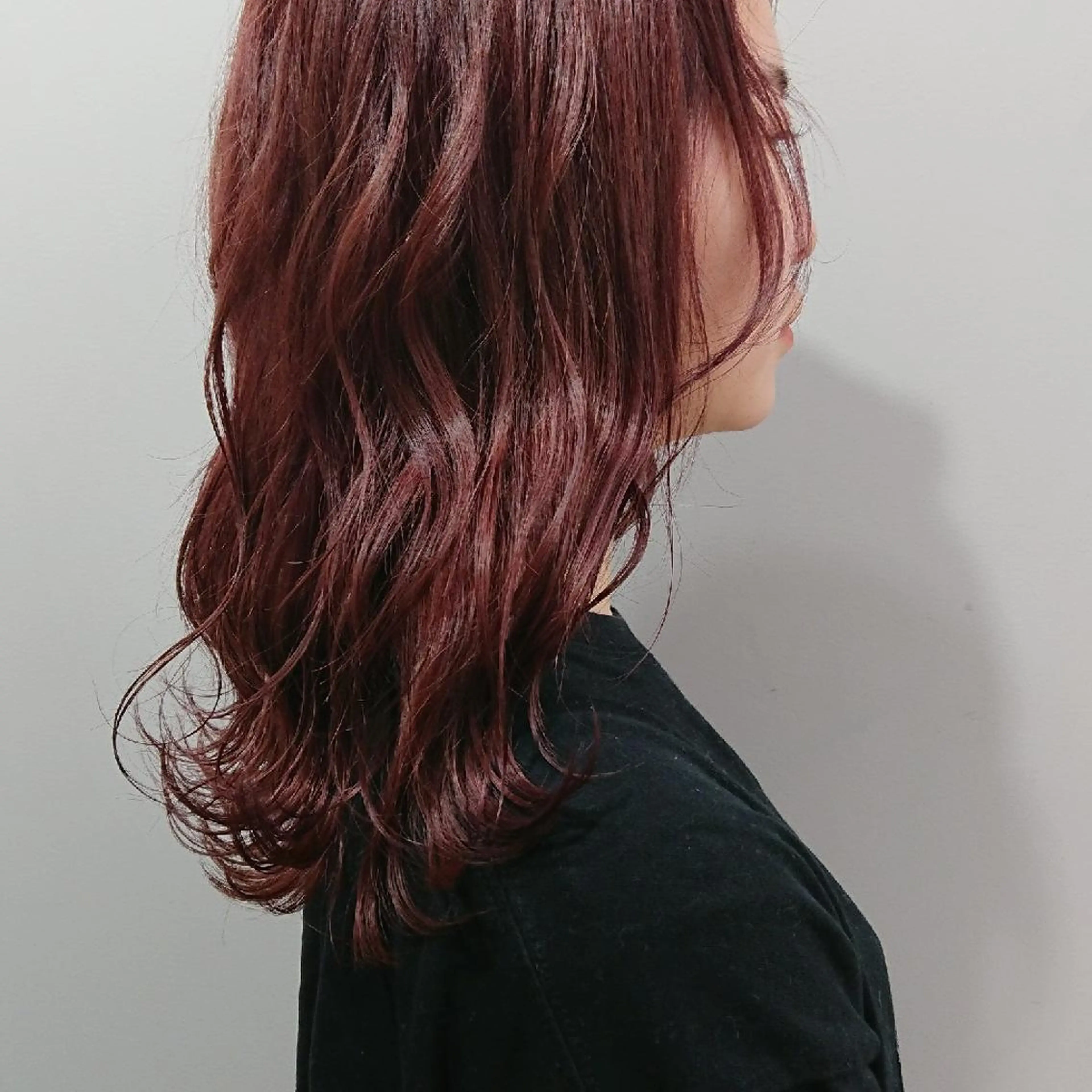 セミロング カラー 艶髪サラサラカラー 🌈前原健吾のヘアスタイル