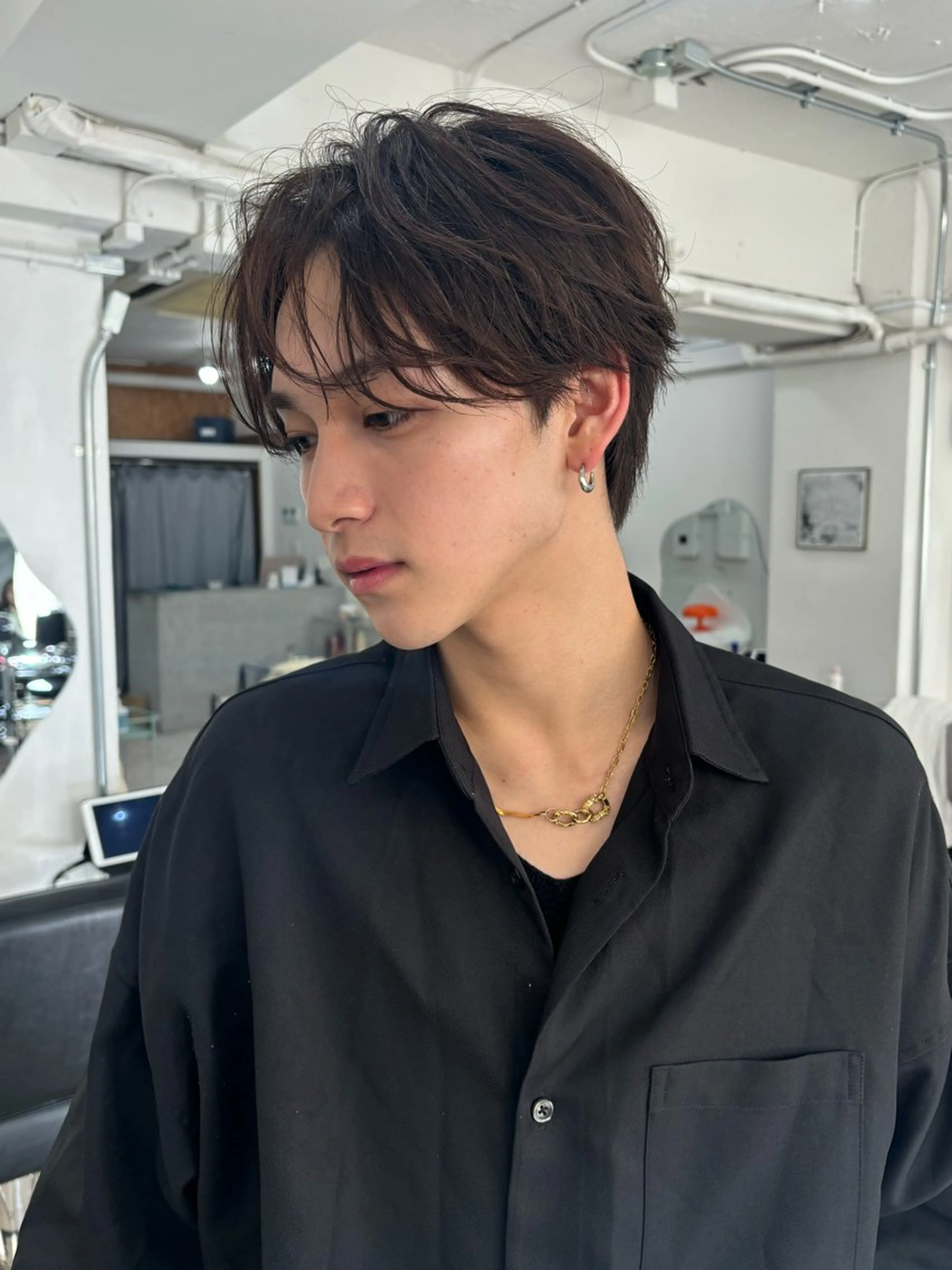 メンズ カット パーマ 横浜メンズ特化 田中リョウのヘアスタイル