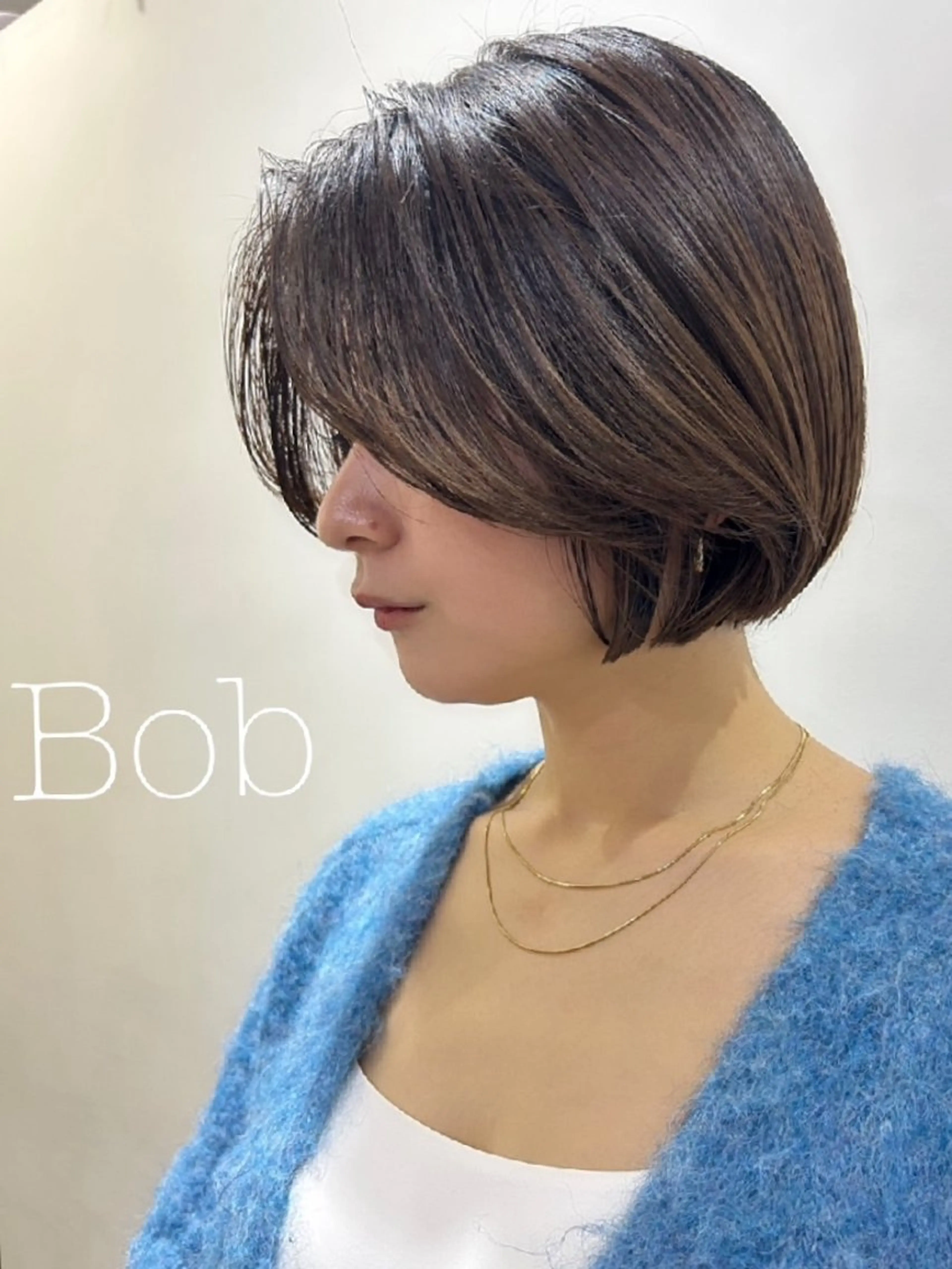 ショート ボブ ヘアカラー トリートメント 🌈扱いやすいボブ /ブリーチ🌈のヘアスタイル