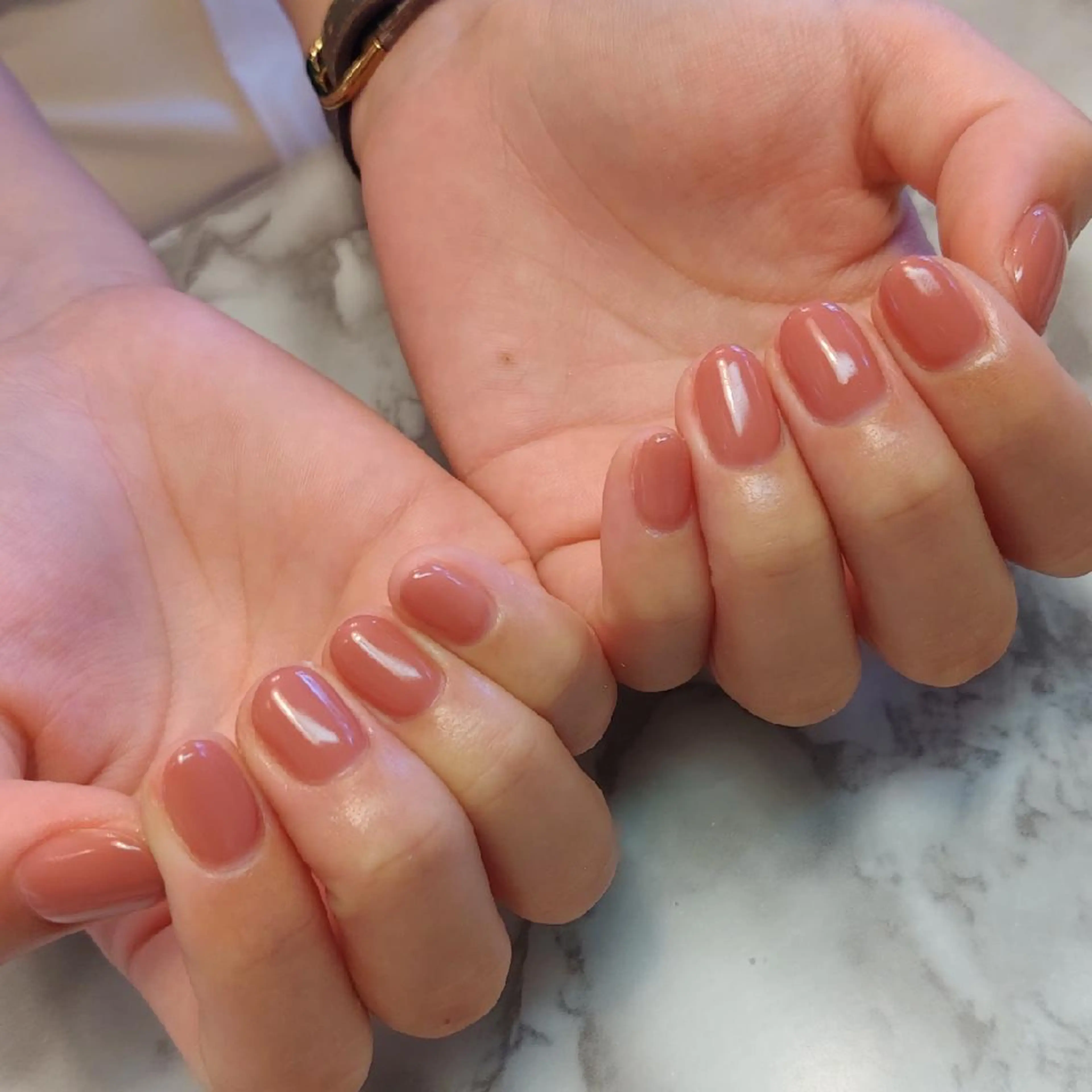 ネイル ワンカラーネイル ジェヌインネイル 河内のネイルデザイン