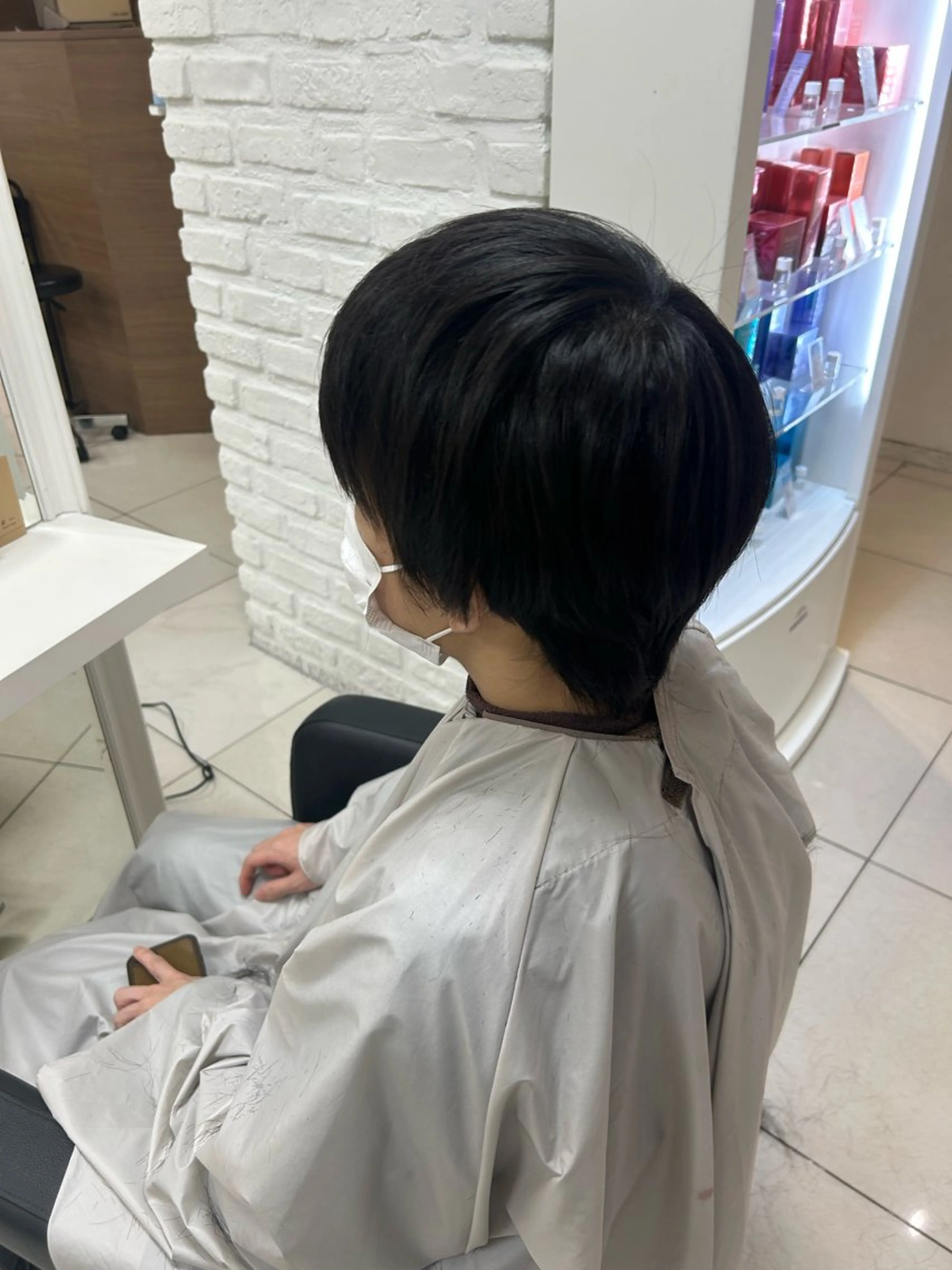 ショート カット 縮毛矯正 【縮毛矯正/レディー スカット】美涼🎀のヘアスタイル