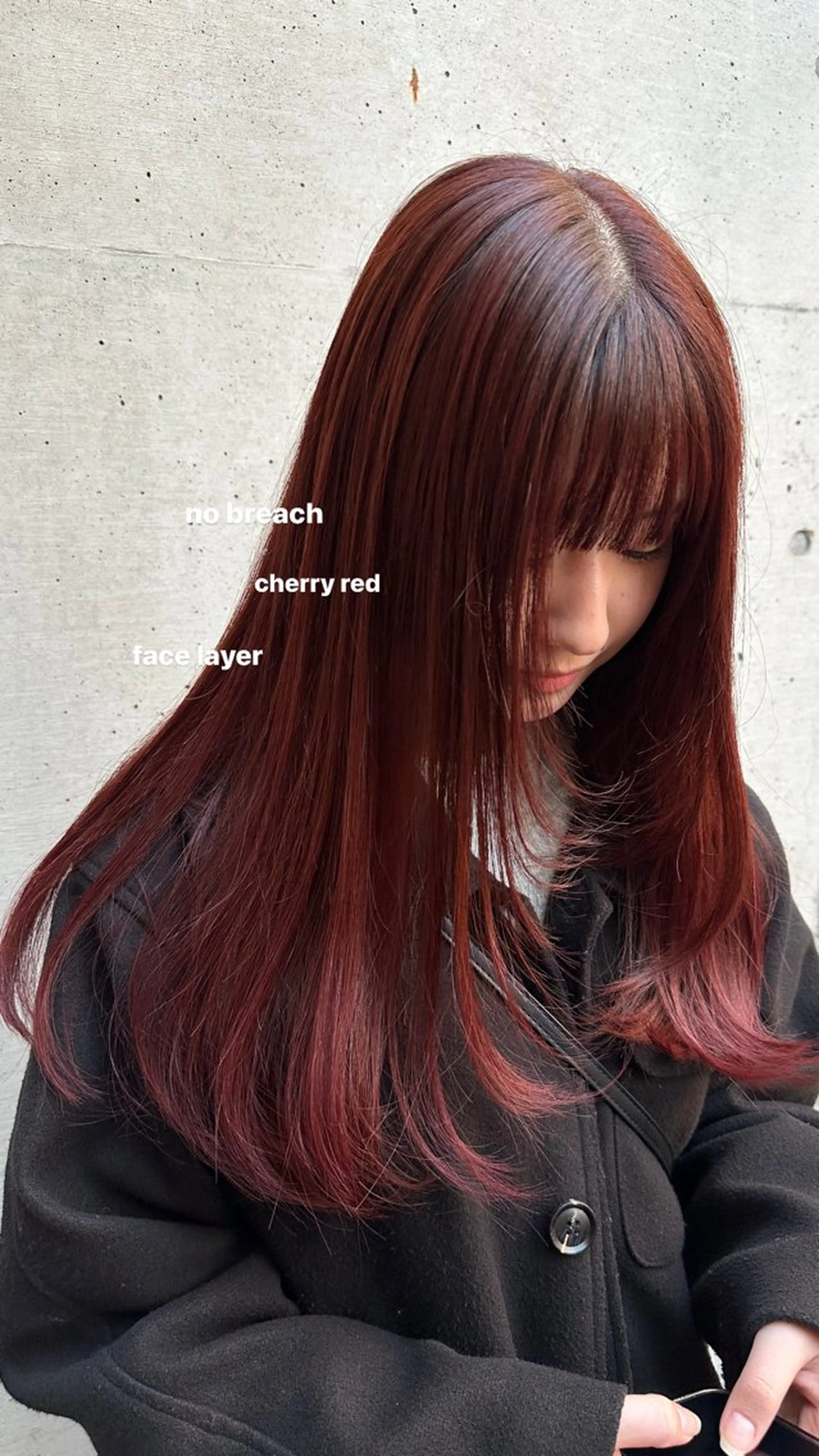 ロング カラー カット ヘアカラー トリートメント v-lab studio所属・韓国レイヤーカット/ 艶カラー/ noaのヘアスタイル