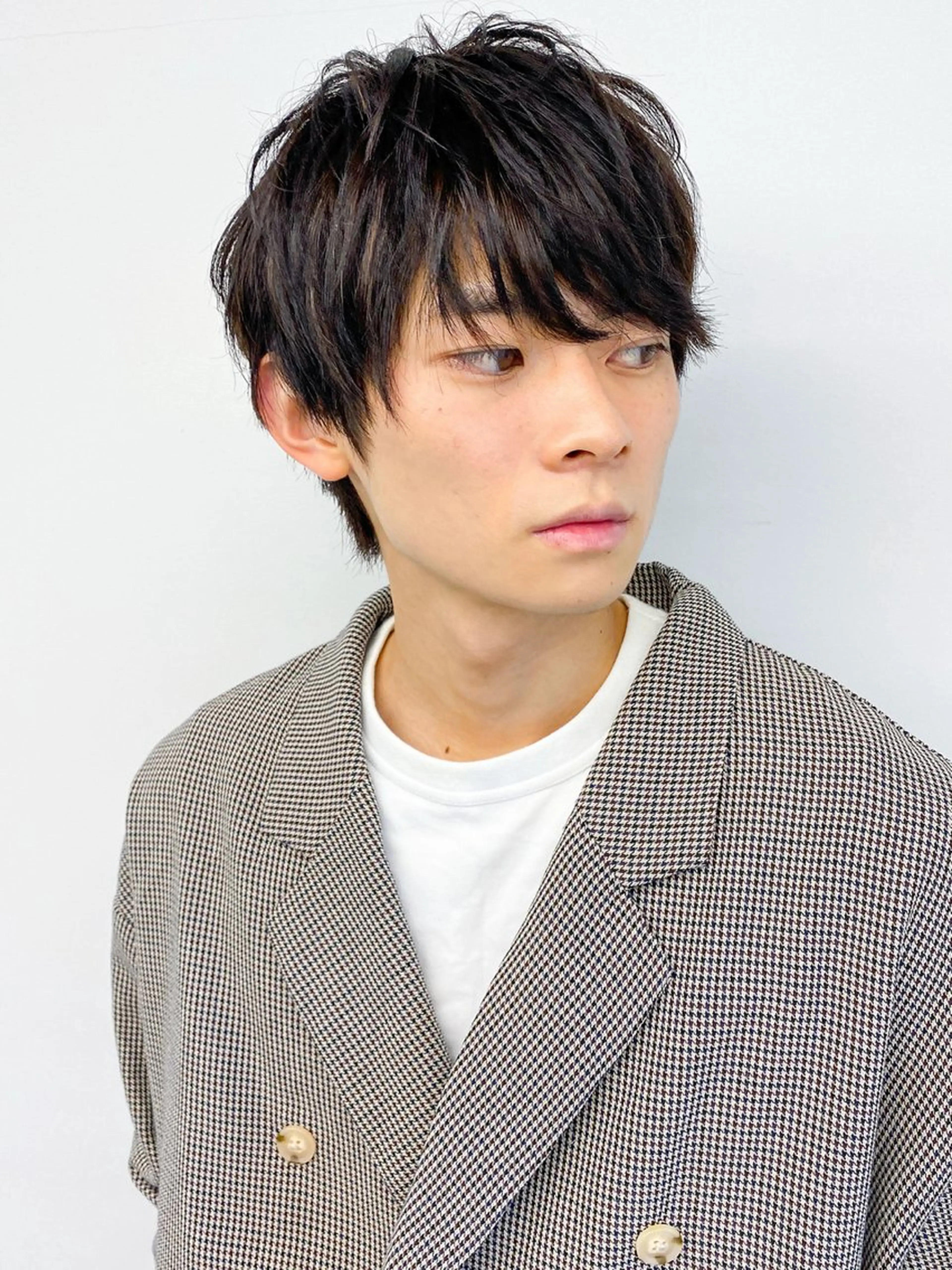 ショート メンズ カット ヘアカラー トリートメント 矢場町/栄/上前津/ 佐藤祐希のヘアスタイル