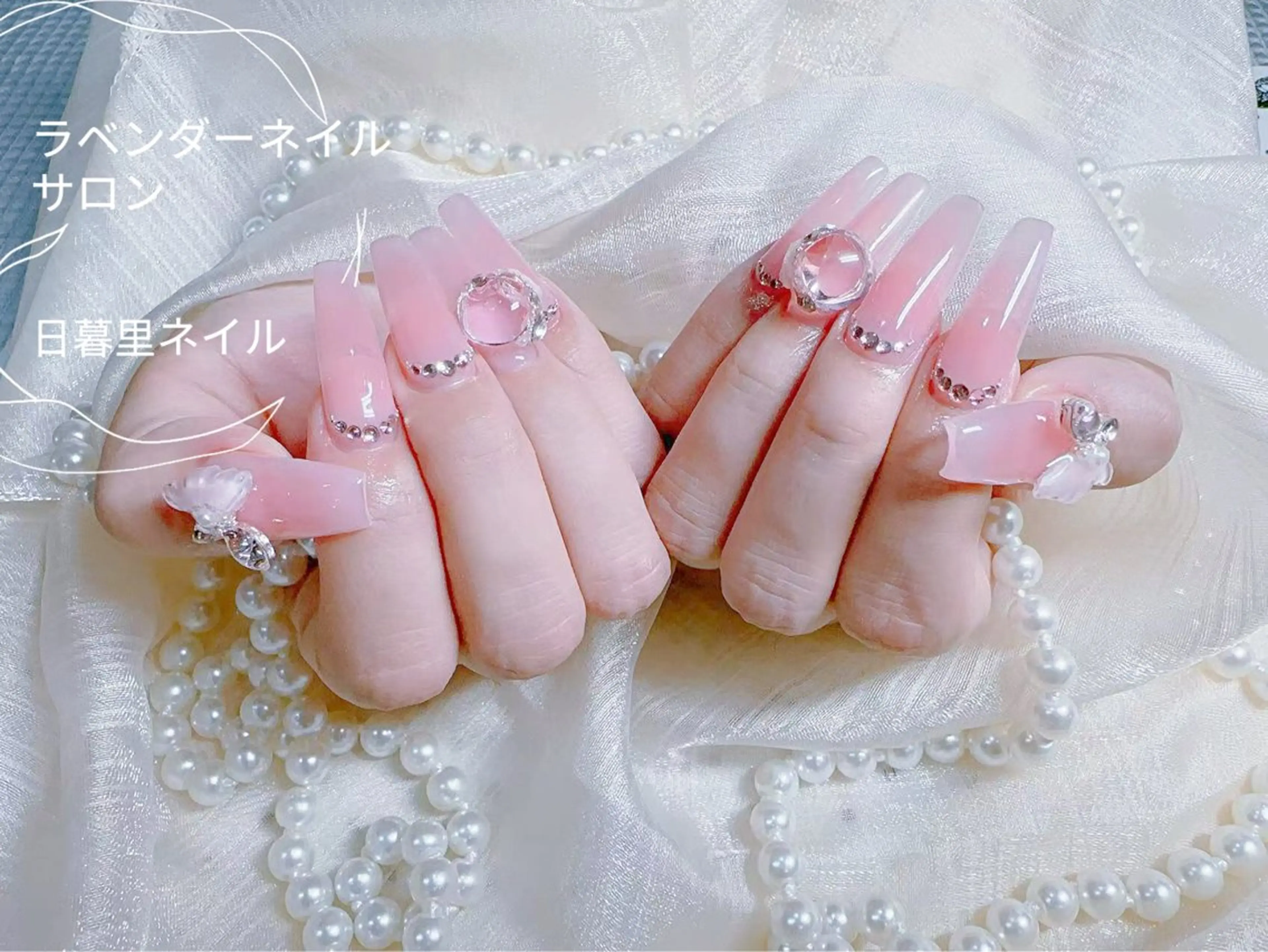 ネイル ラベンダー💖日暮里 ルル💖ネイルのネイルデザイン