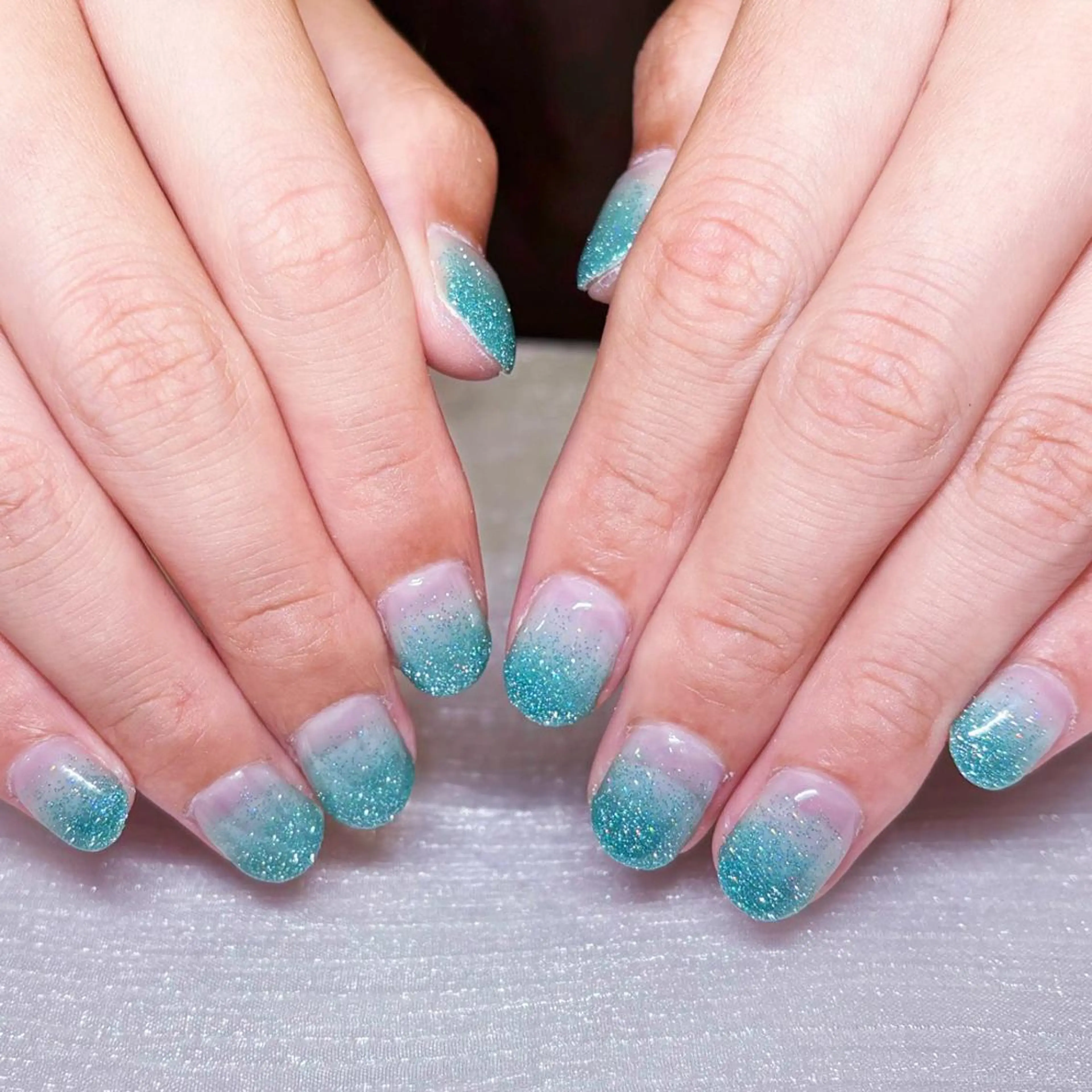 ネイル グラデーション ラメ(グリッター) ラメグラデーション ハンドネイル Diamond NAIL✨のネイルデザイン