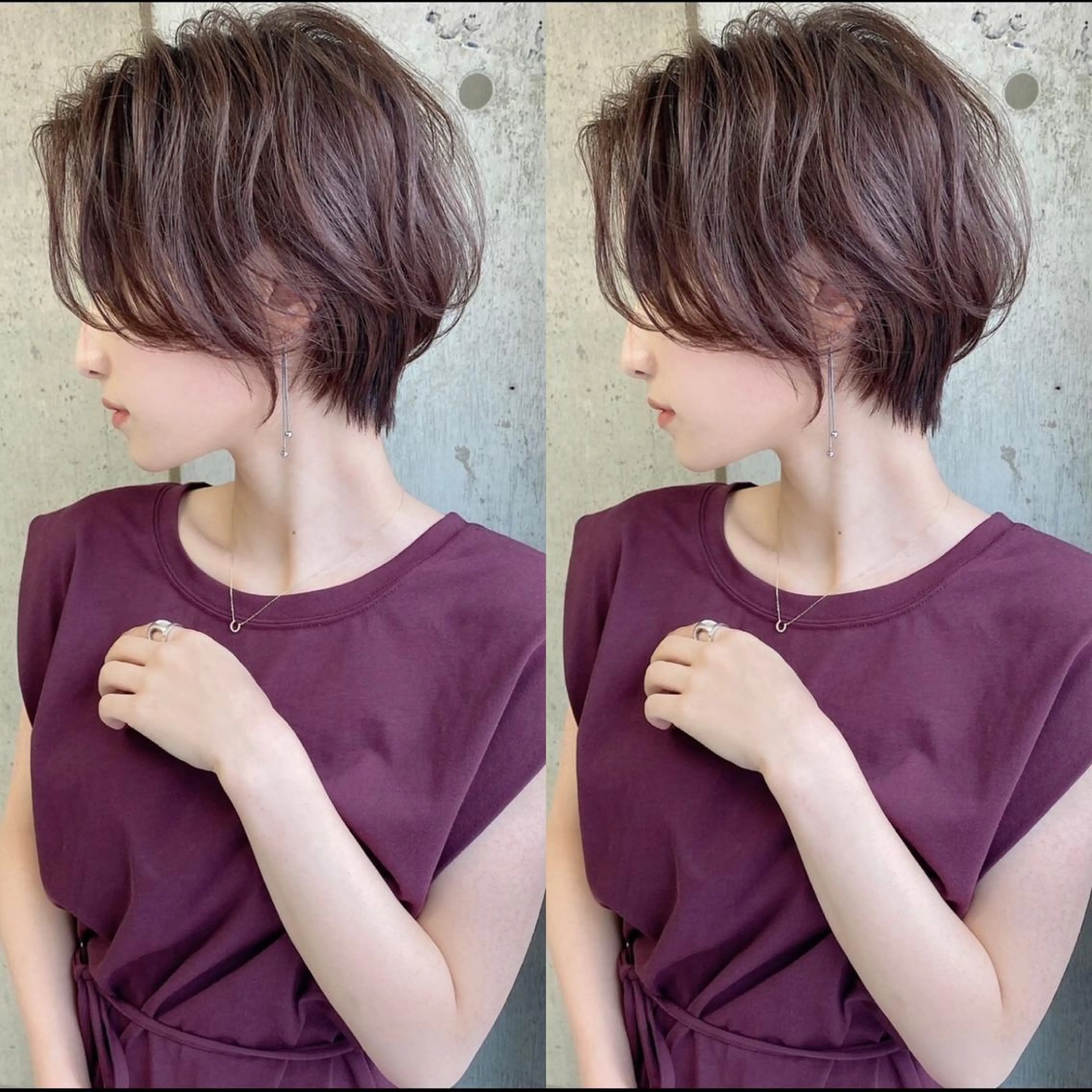 ショート カラー 美髪/カラー 美容院🌈渡辺隼也のヘアスタイル