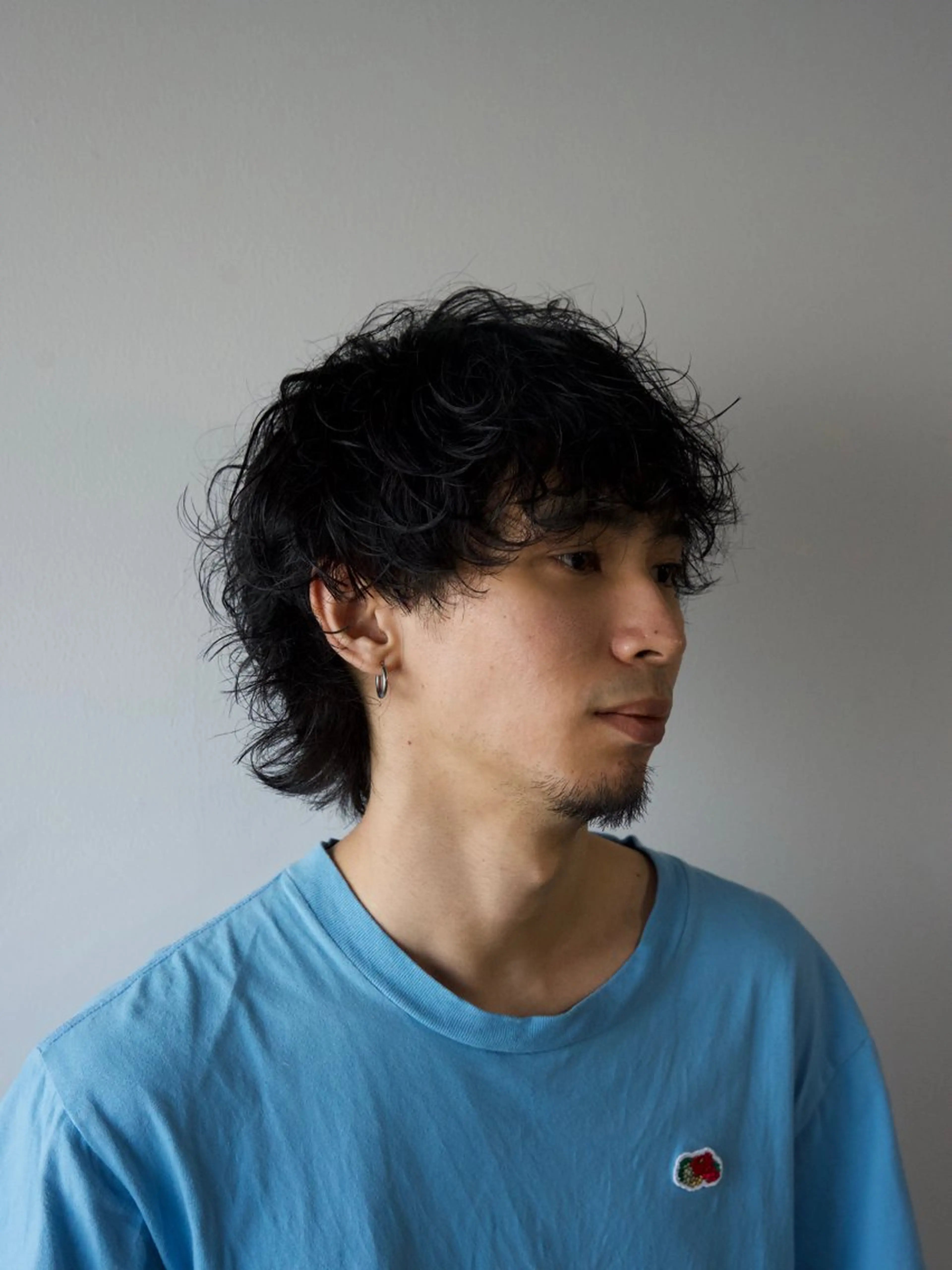 ショート パーマ メンズ カット パーマ スパイキーショート パーマ　具志堅　太志のヘアスタイル